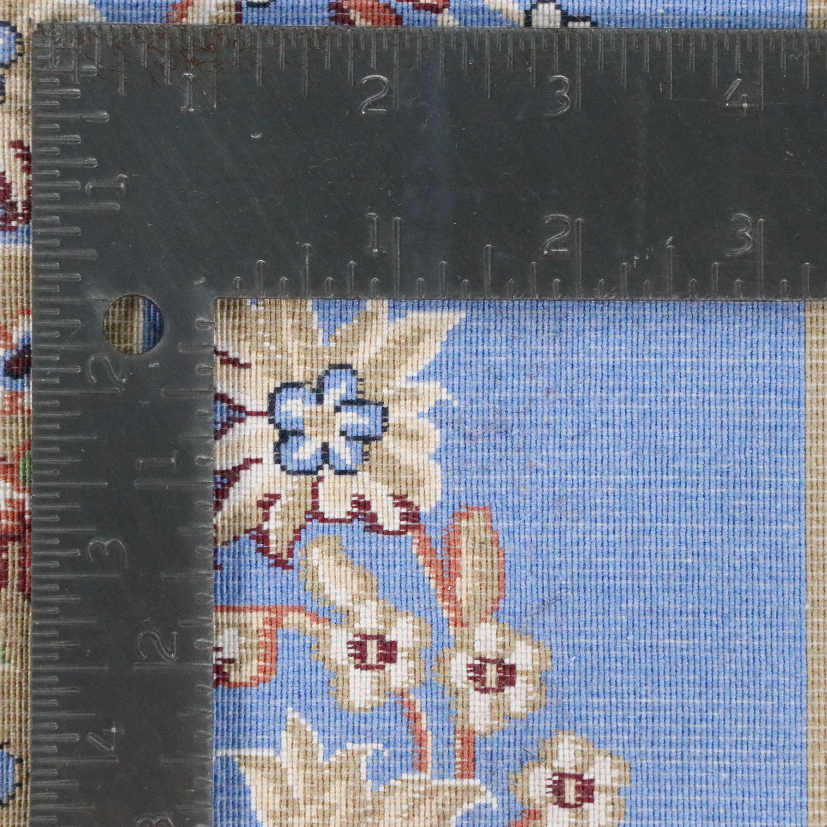 4' x 5'11 Machine Made Persian Style Pictorial Silk Area Rug