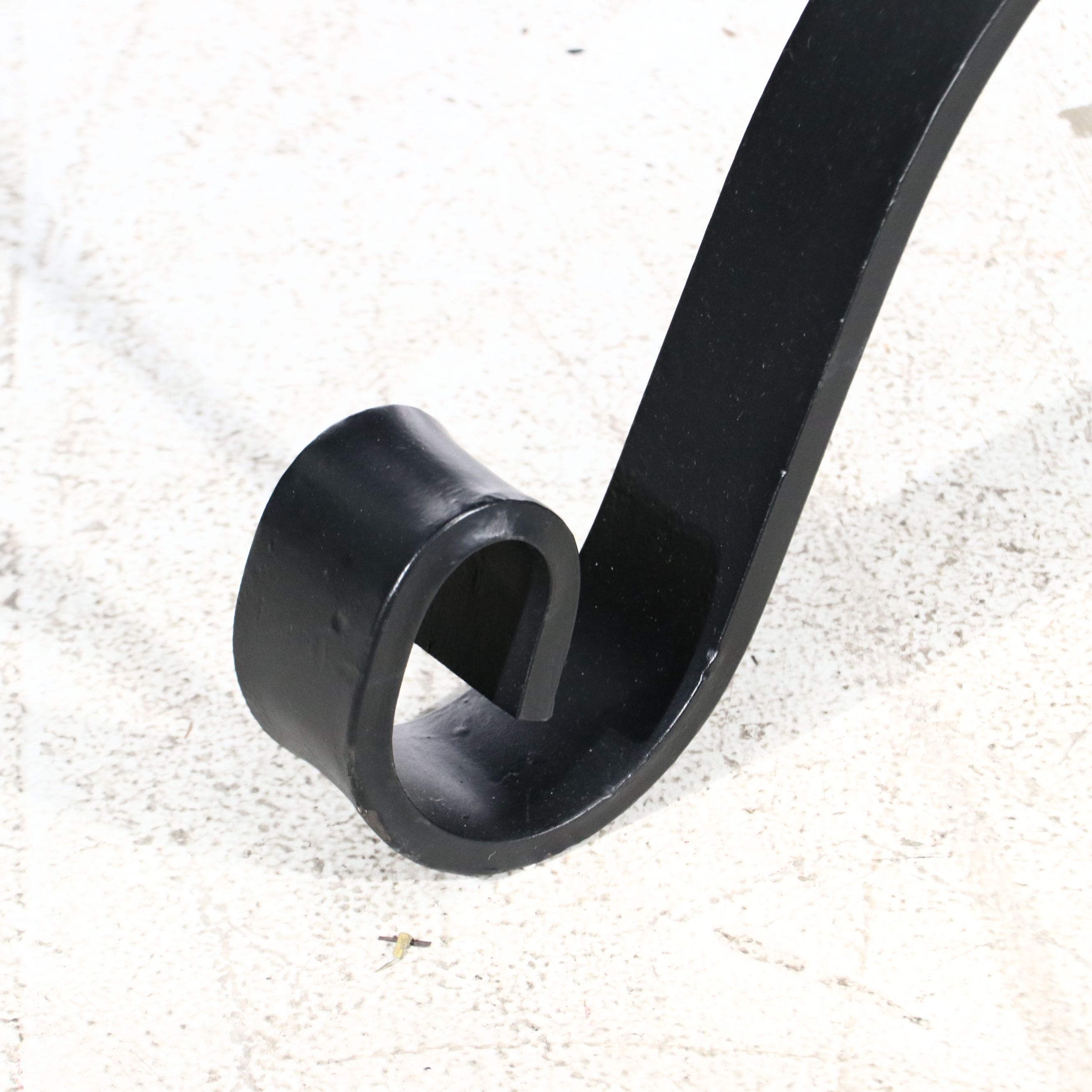 Spanish Baroque Style Leather Ottoman