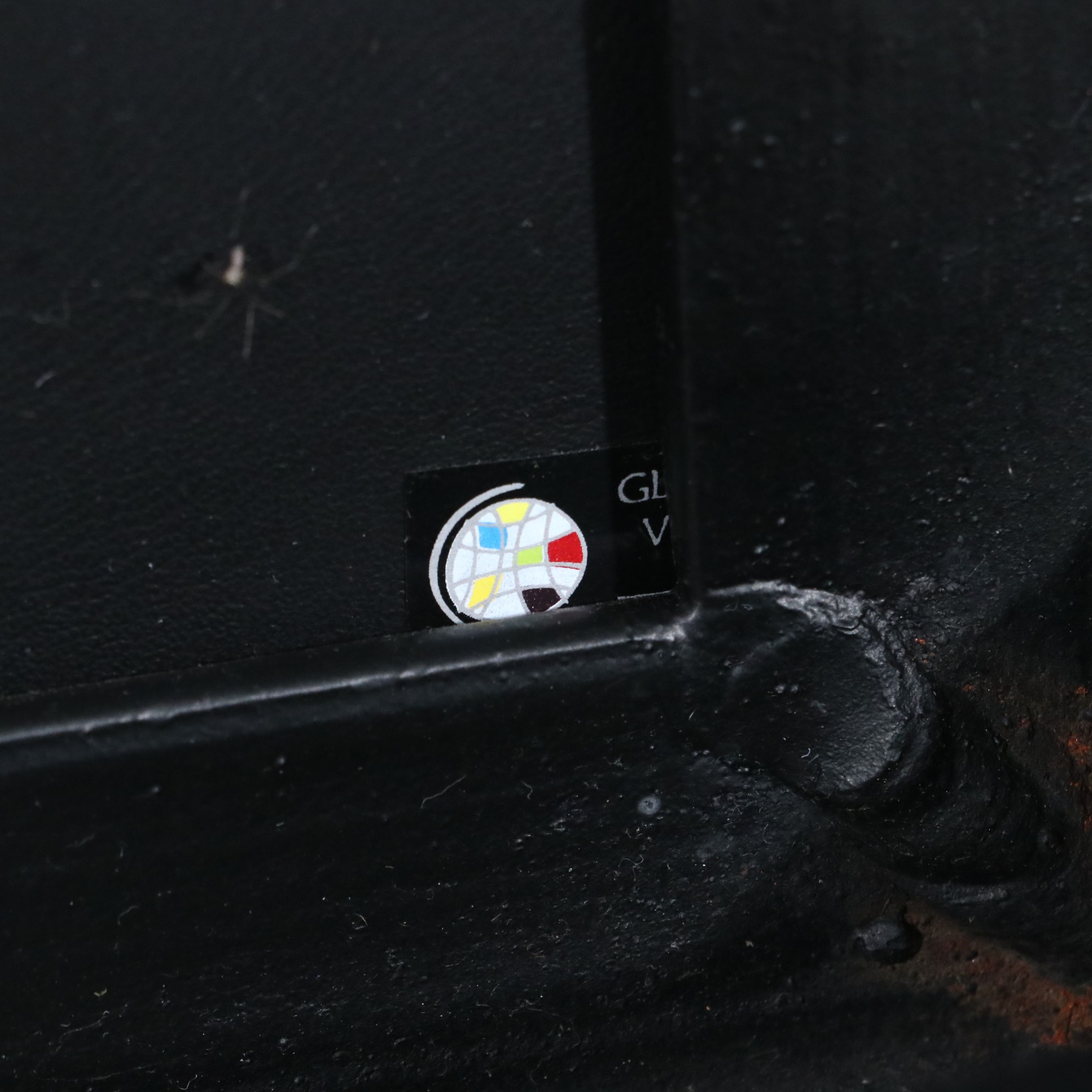 Spanish Baroque Style Leather Ottoman