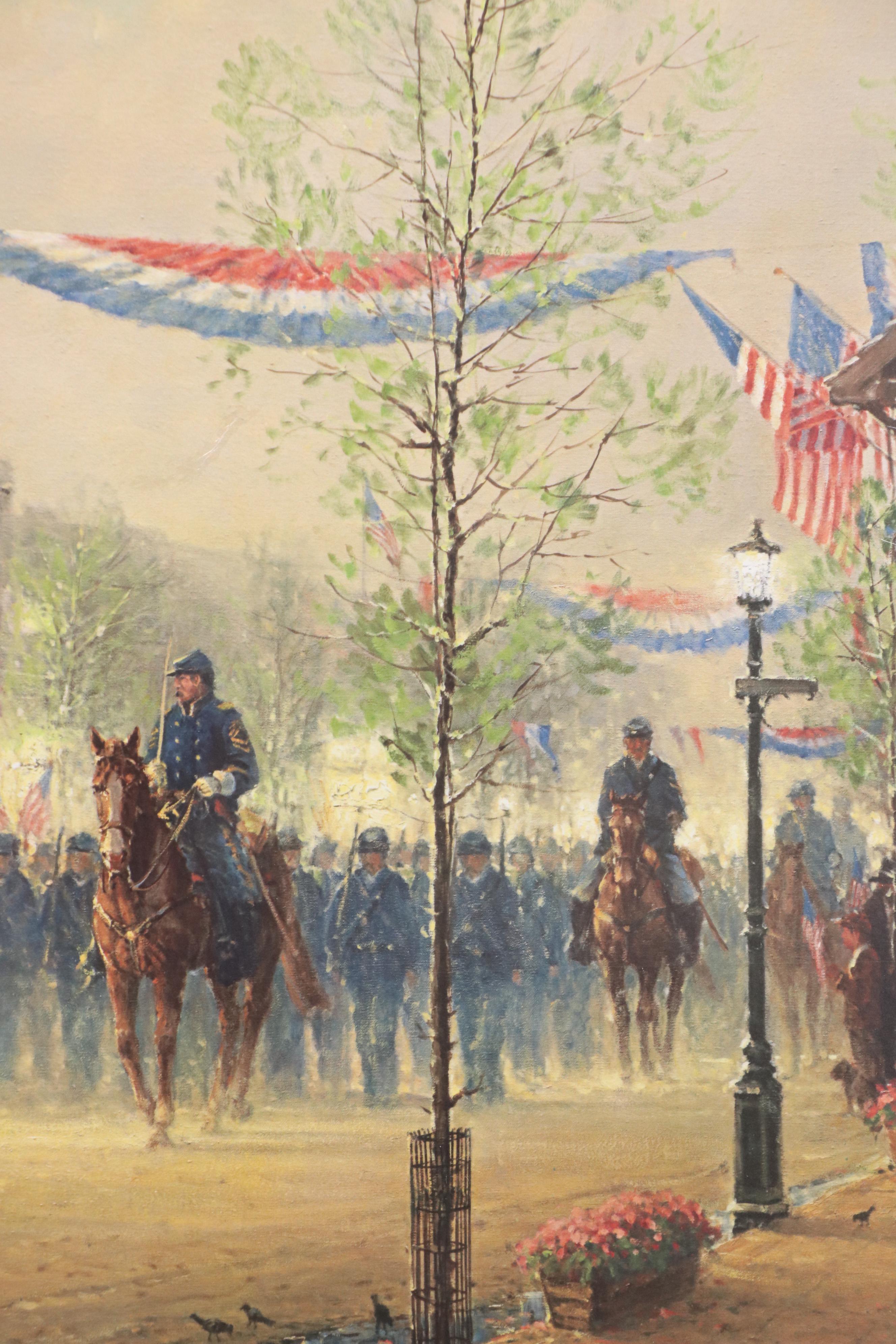 G. Harvey Civil War Offset Lithograph "Moment of Glory," 1991