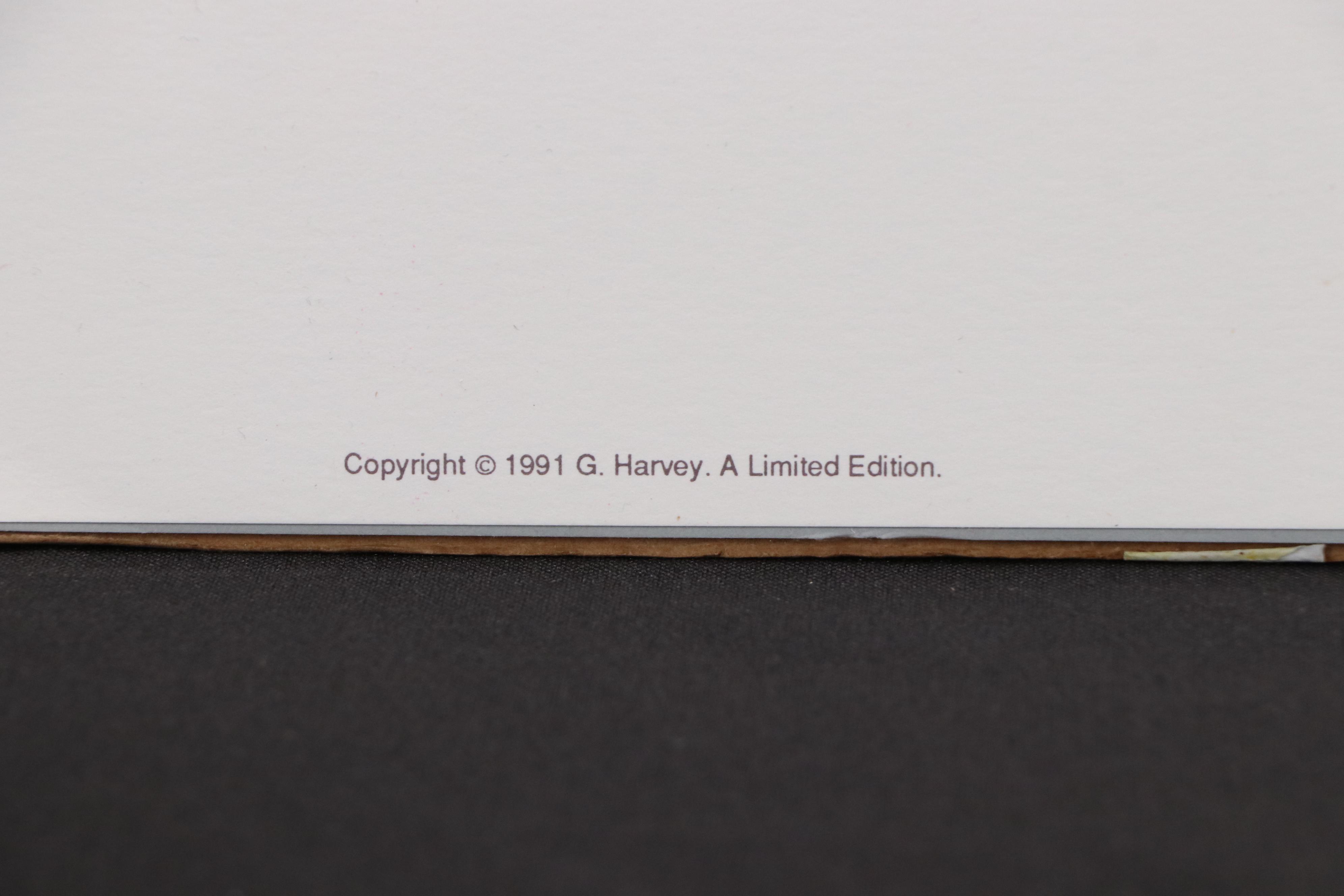 G. Harvey Civil War Offset Lithograph "Moment of Glory," 1991