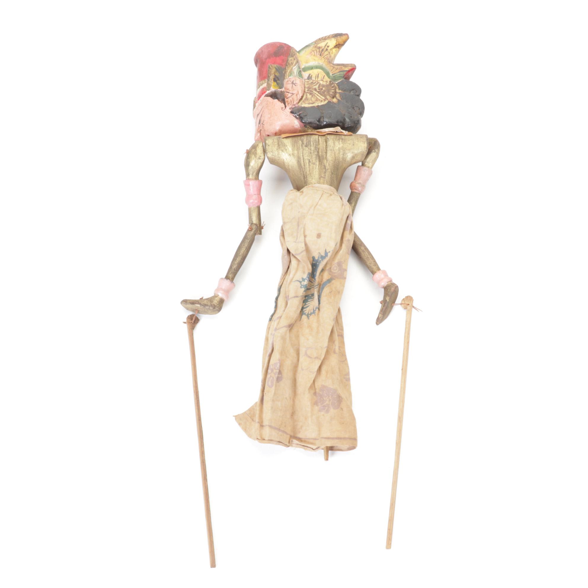 Indonesian Wayang Golek Rod Puppets