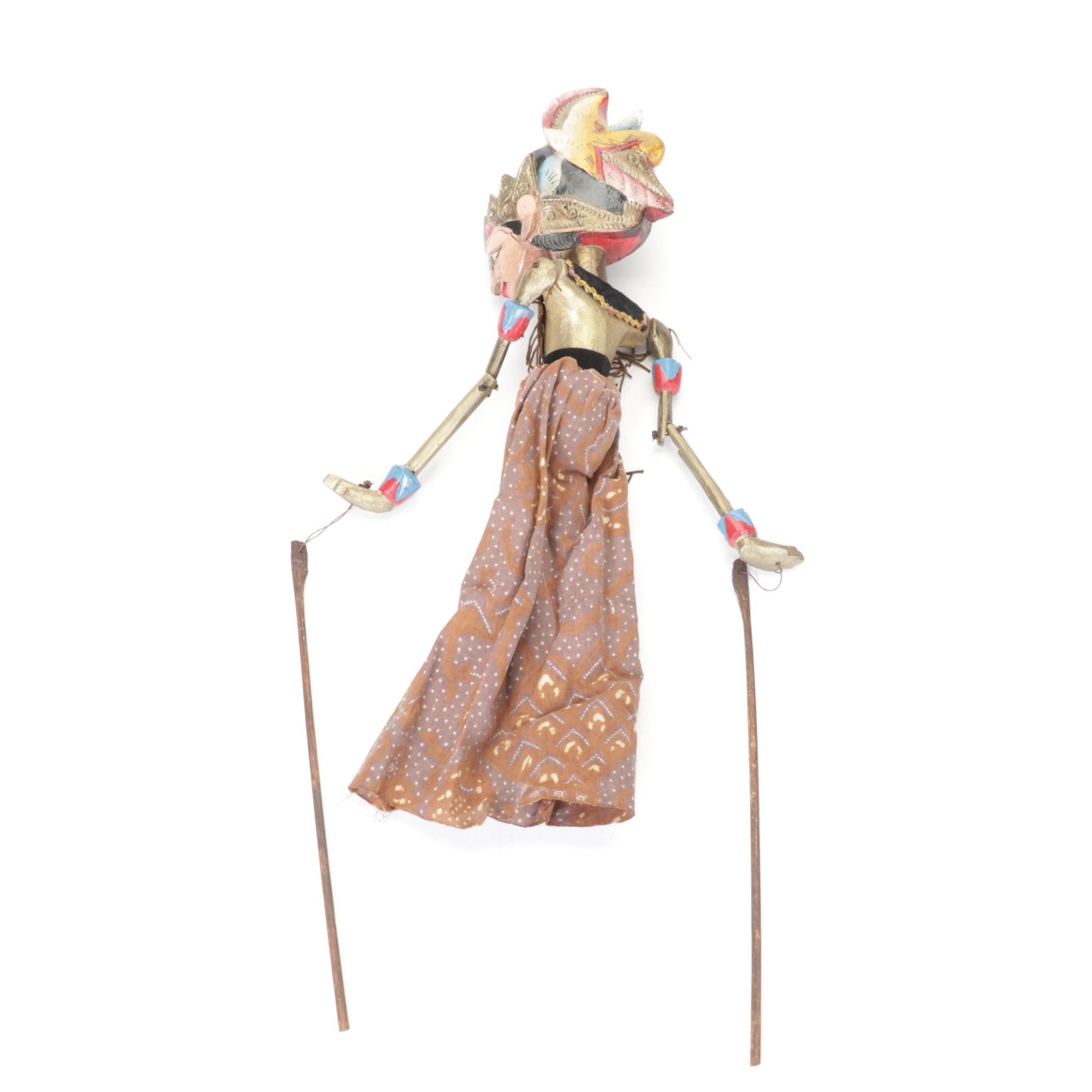 Indonesian Wayang Golek Rod Puppets