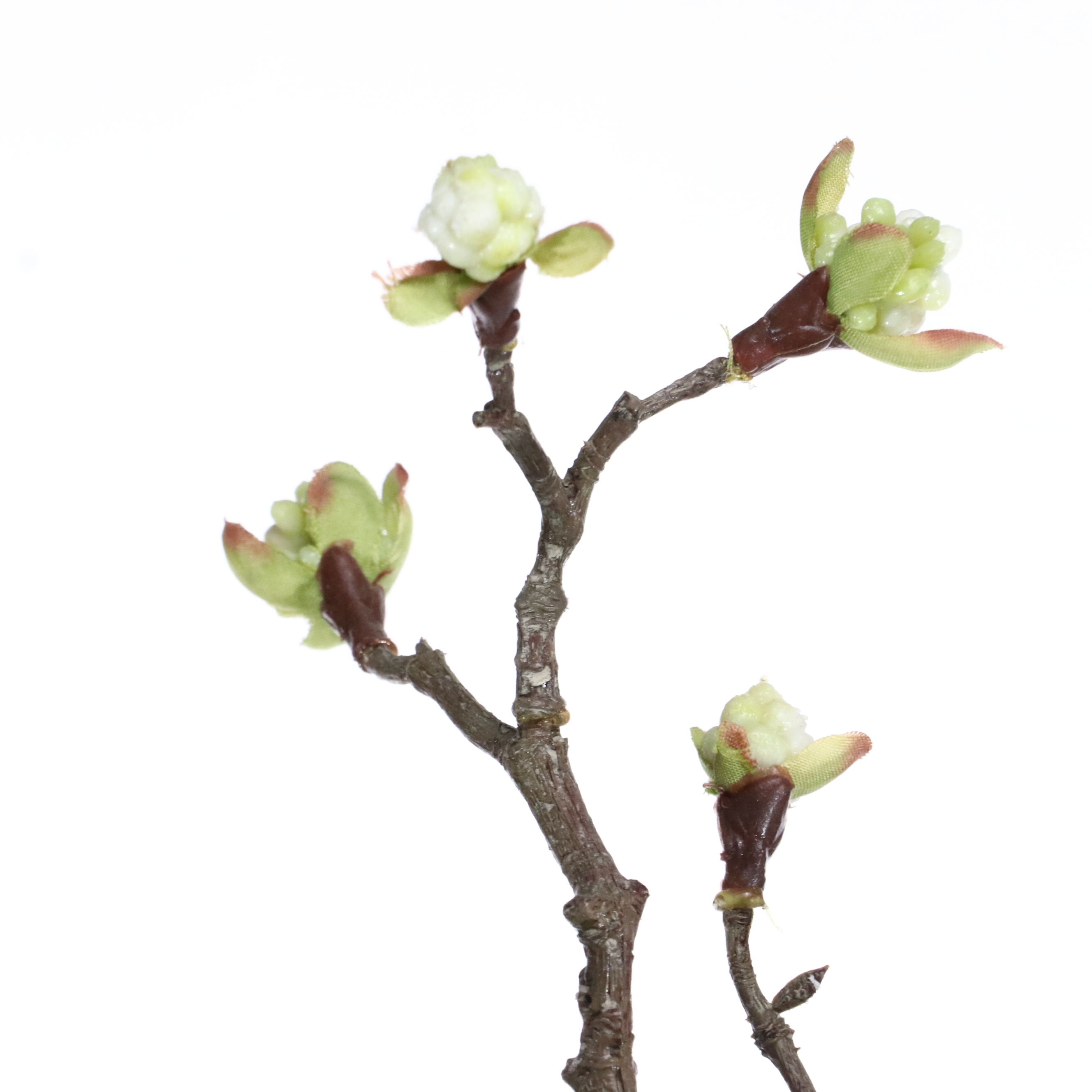 Artificial Roses and Other Plants with Rococo Style Vases