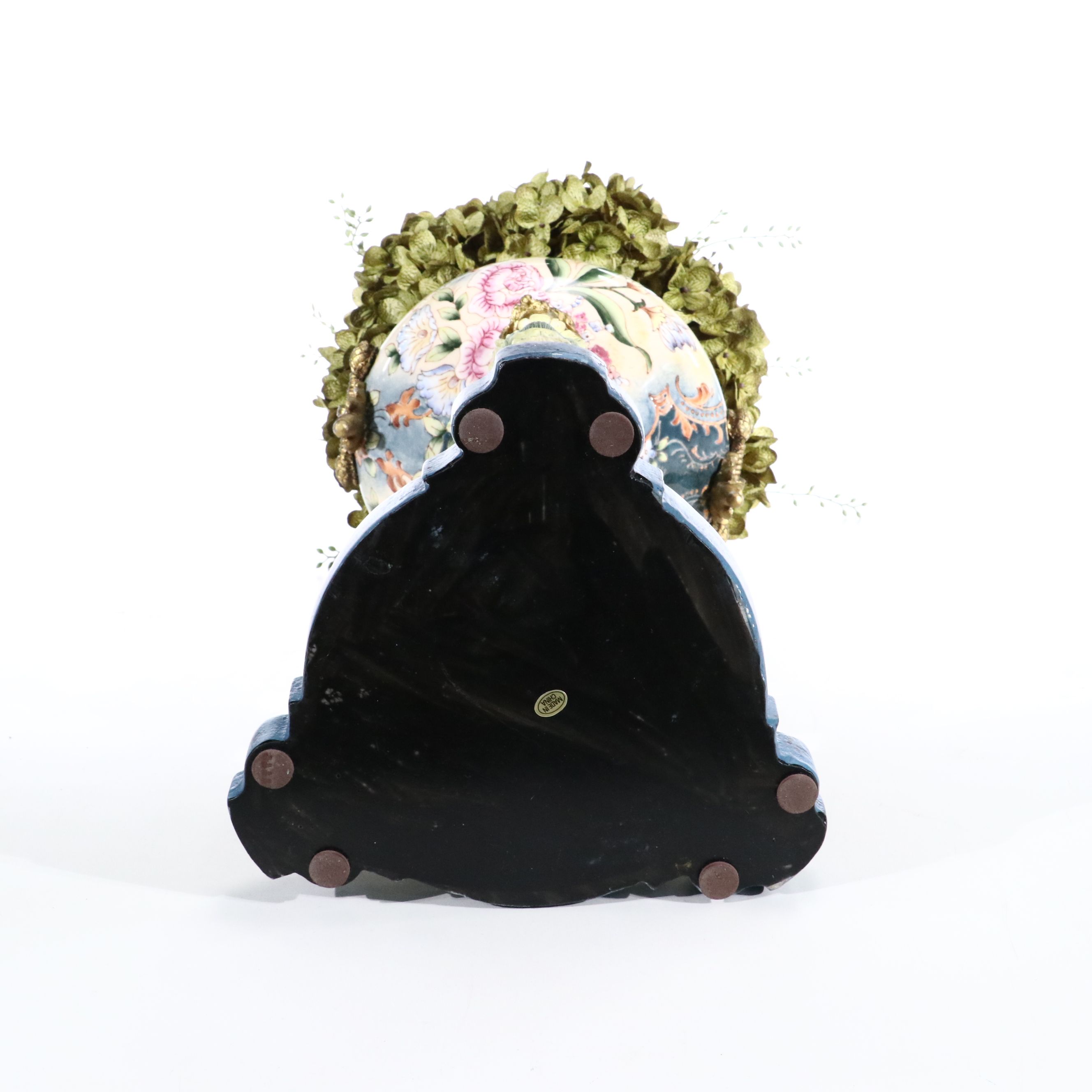 Artificial Roses and Other Plants with Rococo Style Vases