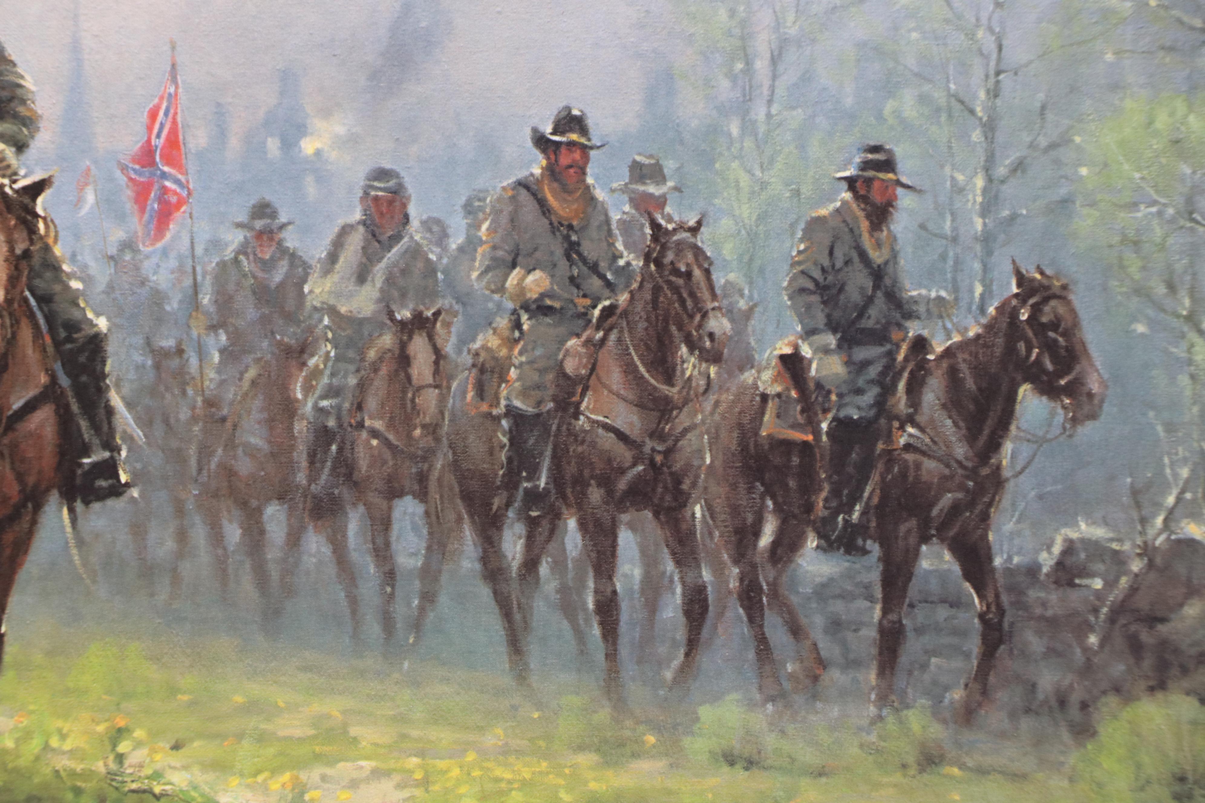 G. Harvey Civil War Offset Lithograph "Siege of the South," 1992