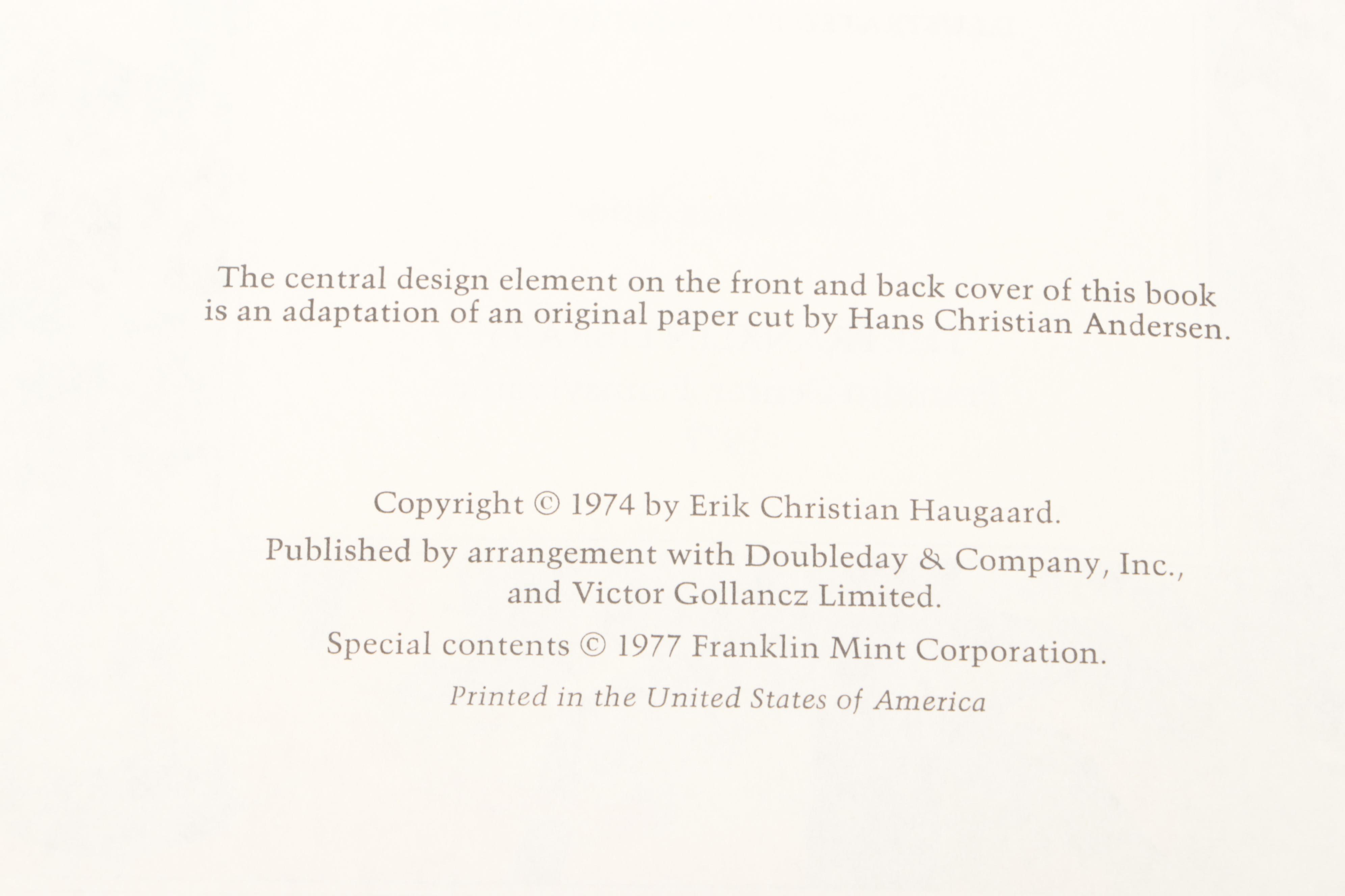 Franklin Library Hans Christian Andersen, Franz Kafka and More Literary Classics