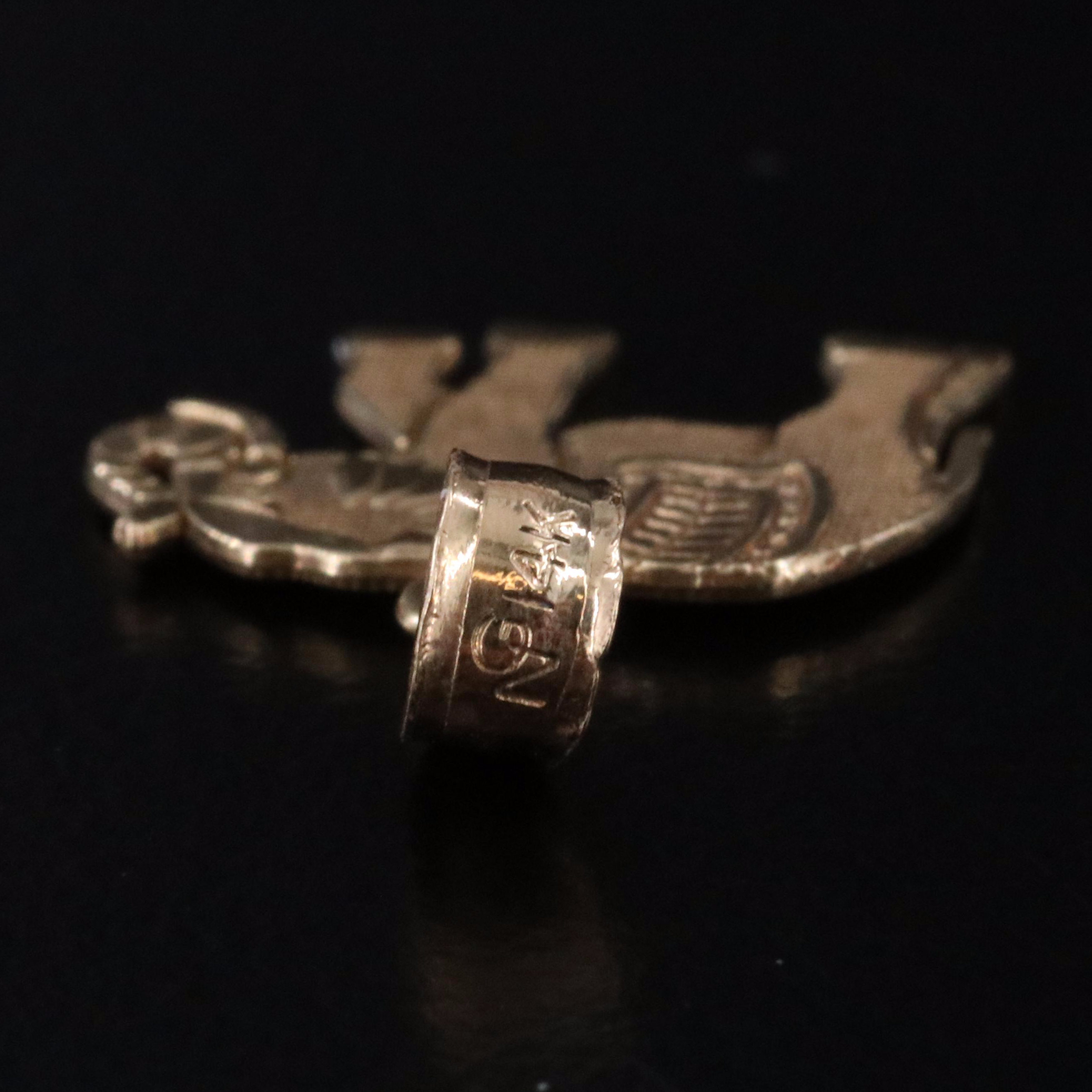 14K Elephant Pendant