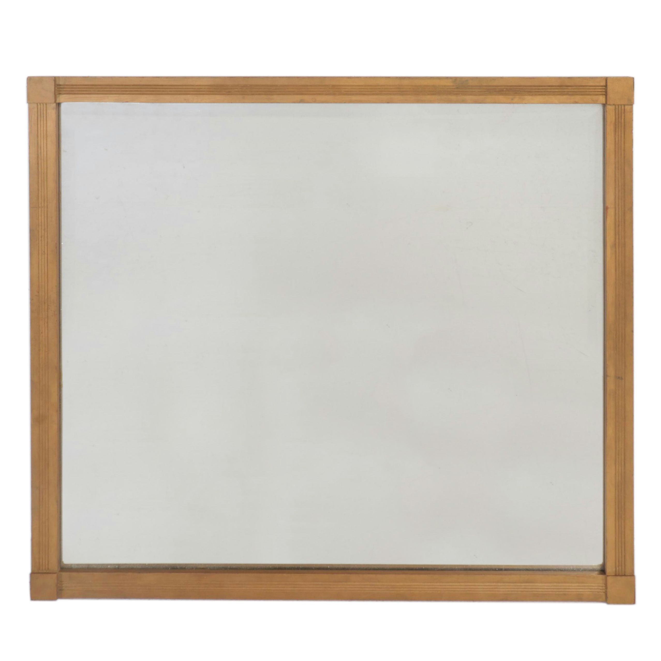 Empire Style Giltwood Framed Wall Mirror, 20th Century