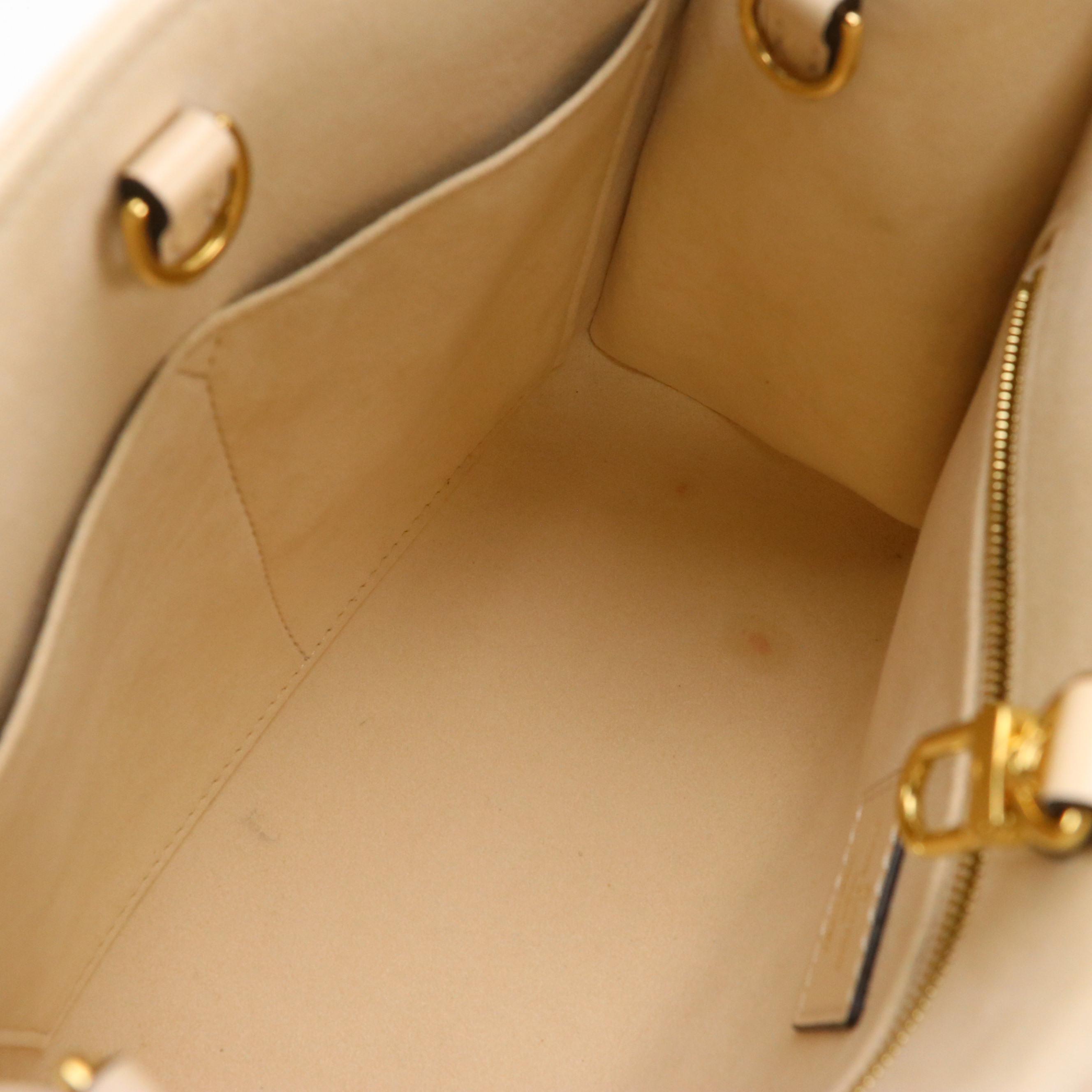 Louis Vuitton OnTheGo PM Two-Way Bag in Beige Giant Monogram Empreinte Leather