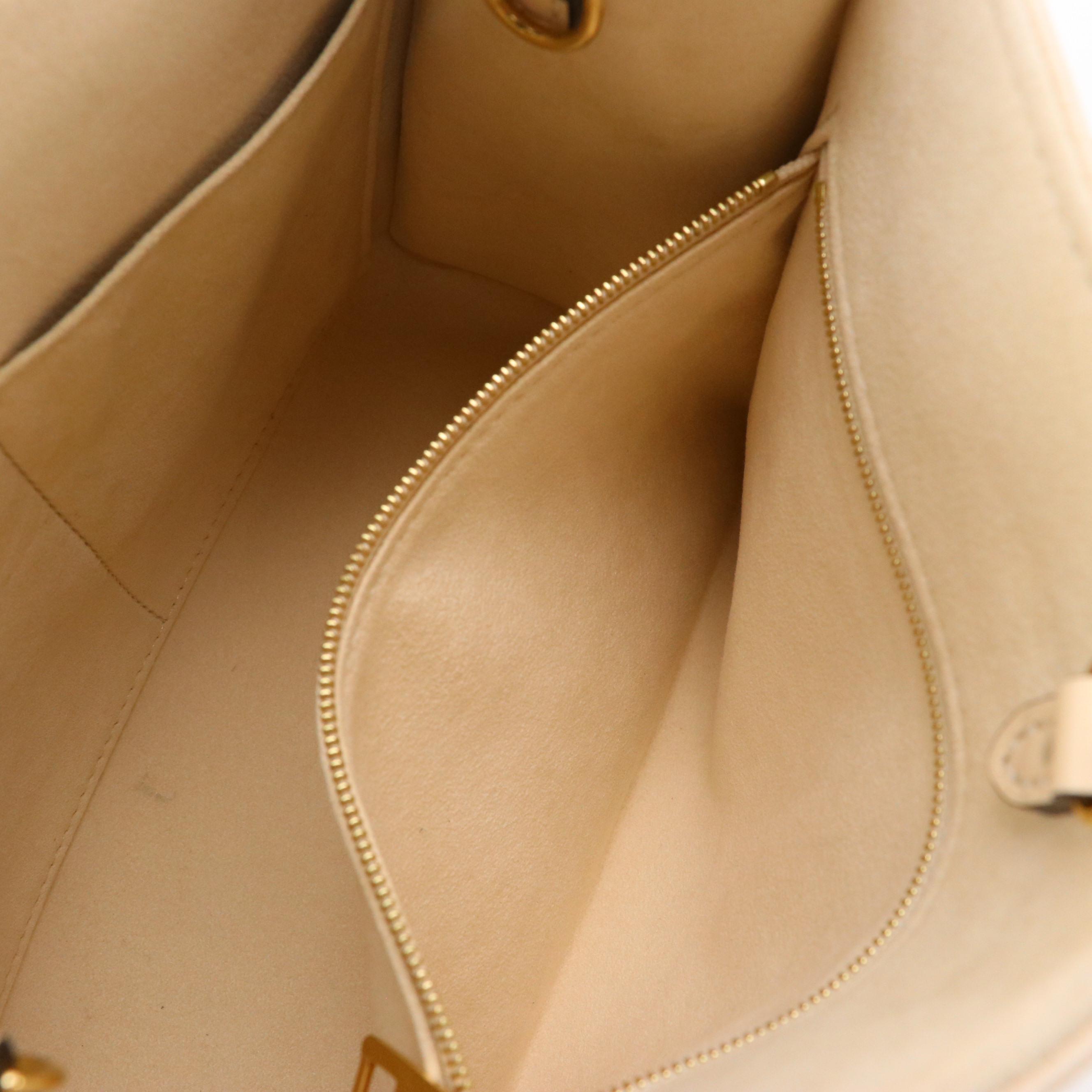 Louis Vuitton OnTheGo PM Two-Way Bag in Beige Giant Monogram Empreinte Leather