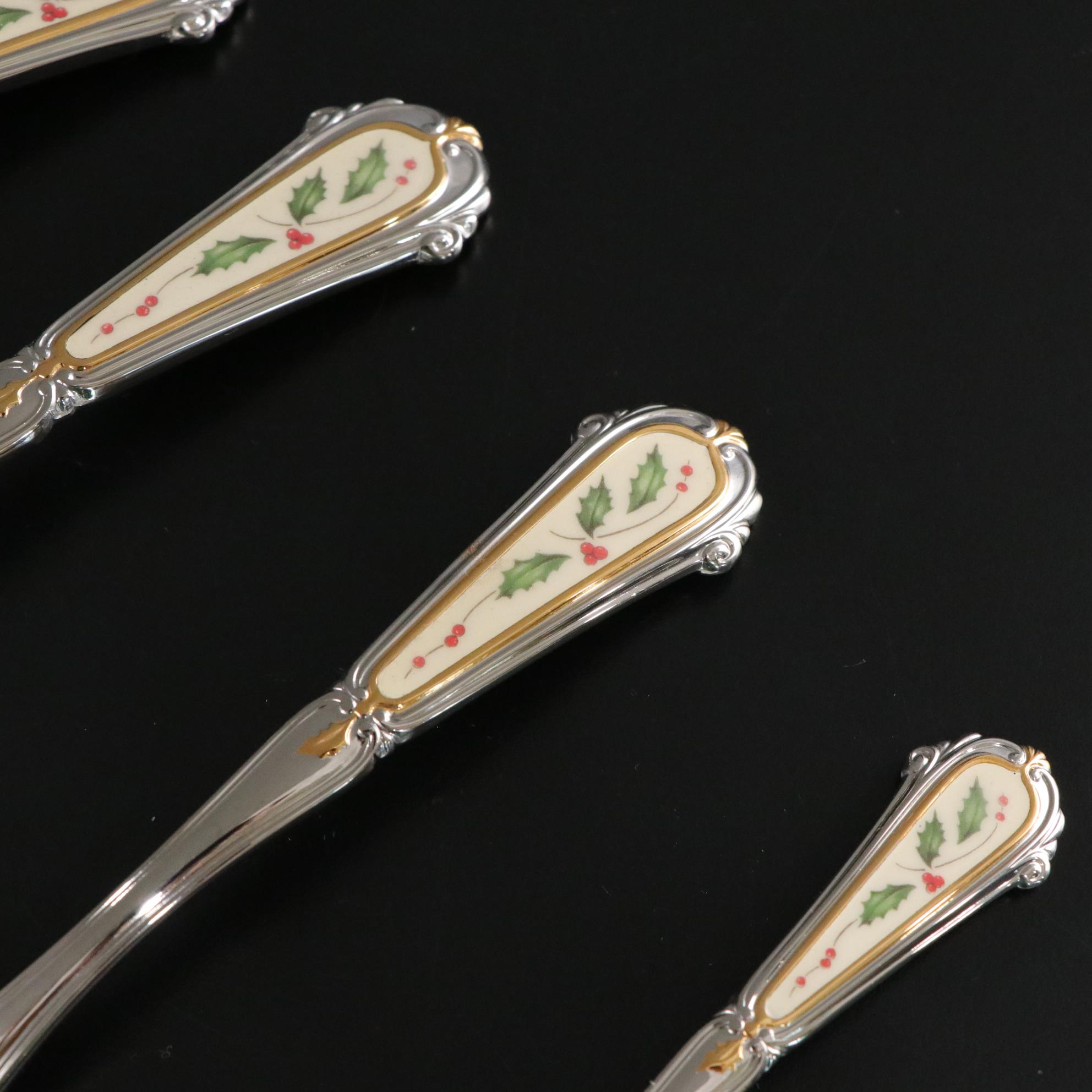 Lenox "Holiday" Candle Holders, Flatware & Other Dishware