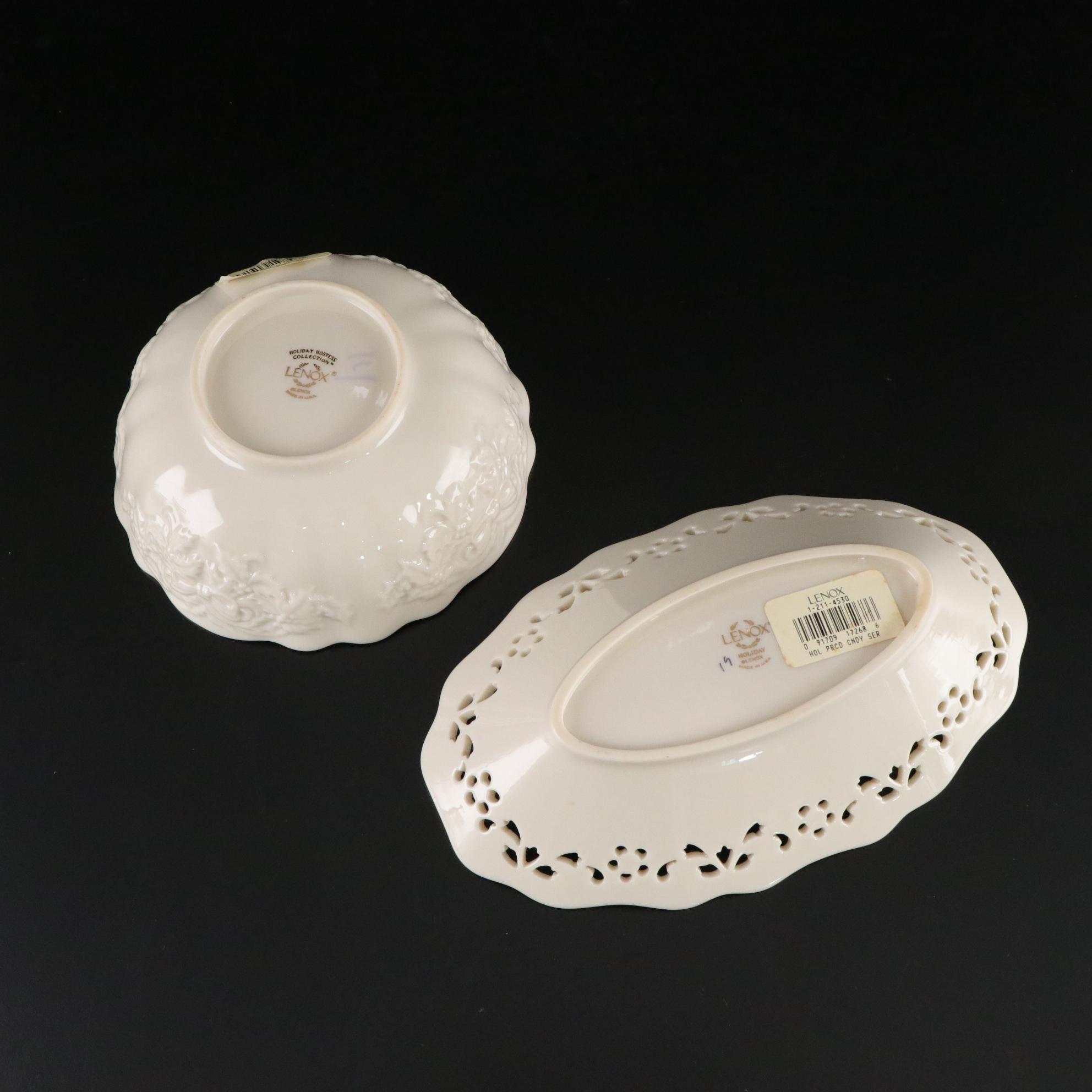 Lenox "Holiday" Candle Holders, Flatware & Other Dishware