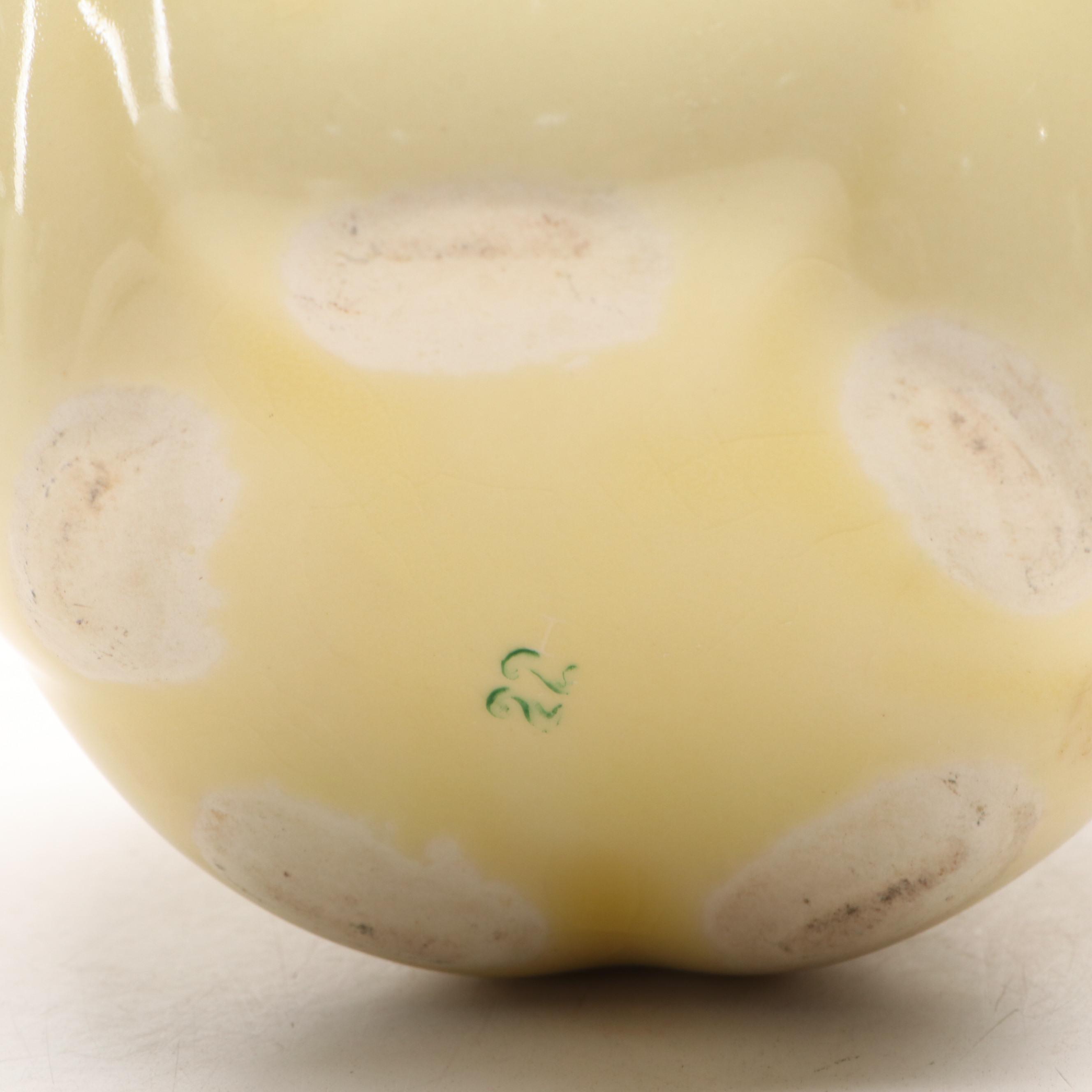 Vintage Apple Form Ceramic Shakers and Canister