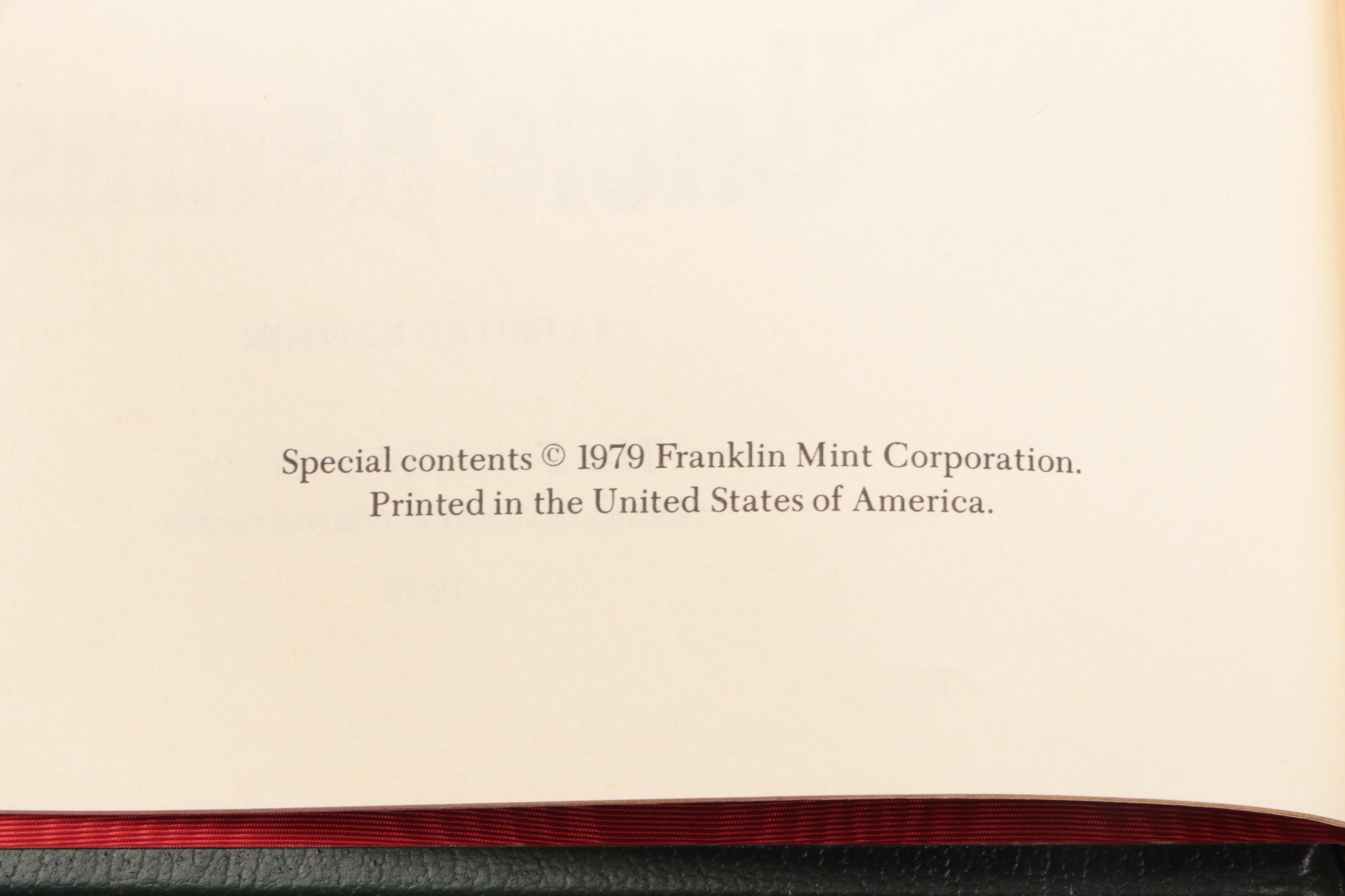 Franklin Library Dashiell Hammett, Dylan Thomas and More Short Story Collections