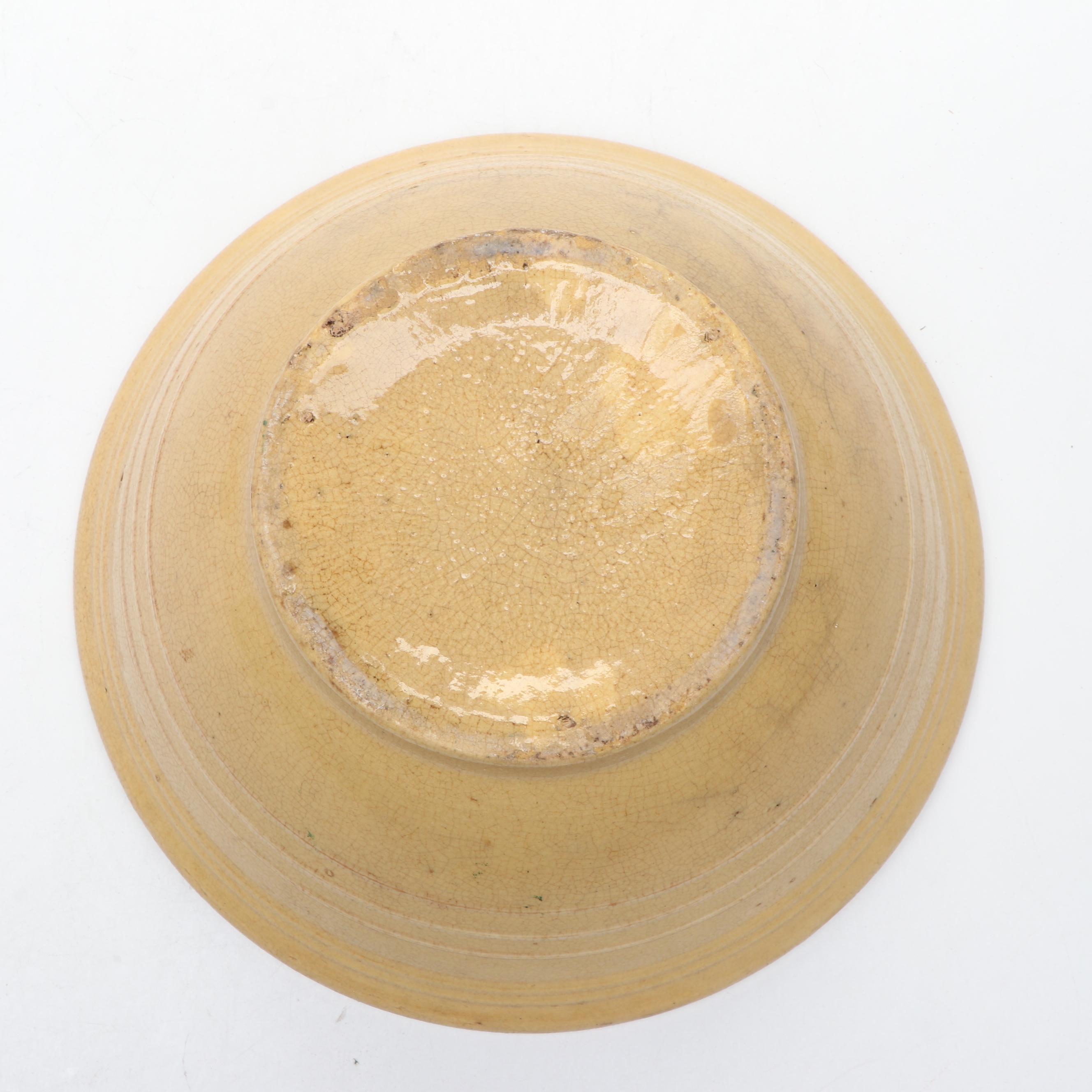 Primitive Style Copper Milk Pail with Batter and Other Bowls