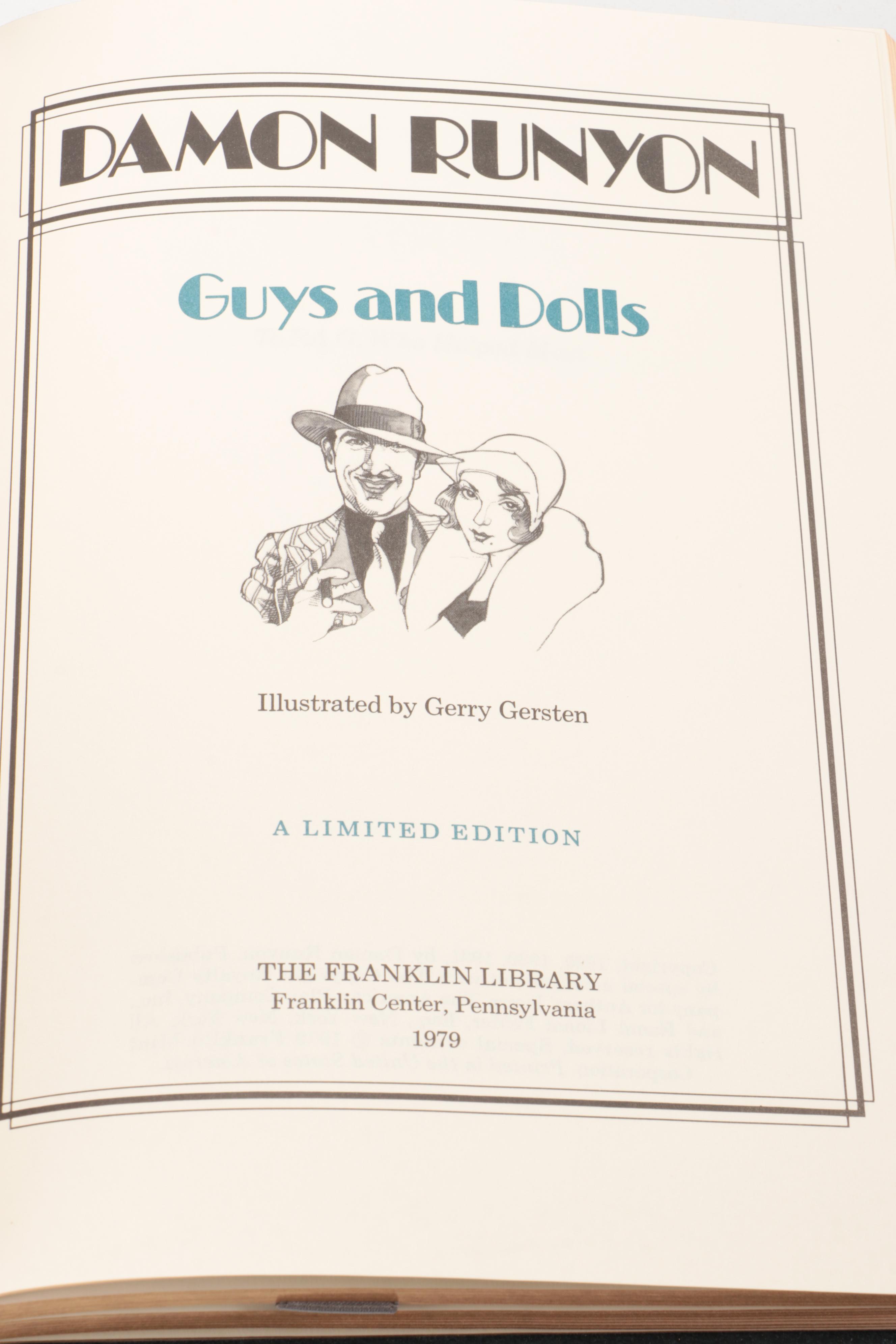 Franklin Library Dashiell Hammett, Dylan Thomas and More Short Story Collections