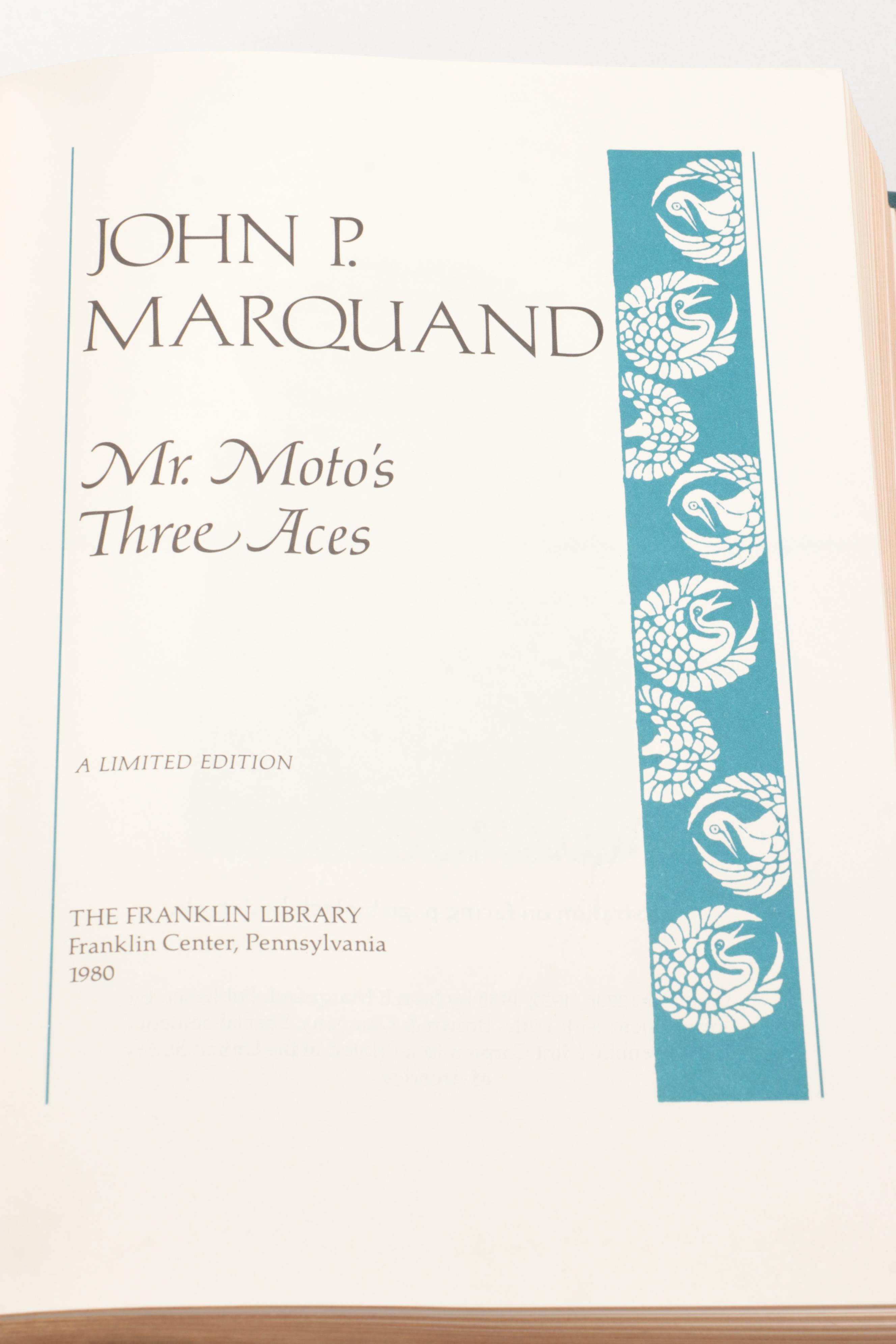 Franklin Library Dashiell Hammett, Dylan Thomas and More Short Story Collections