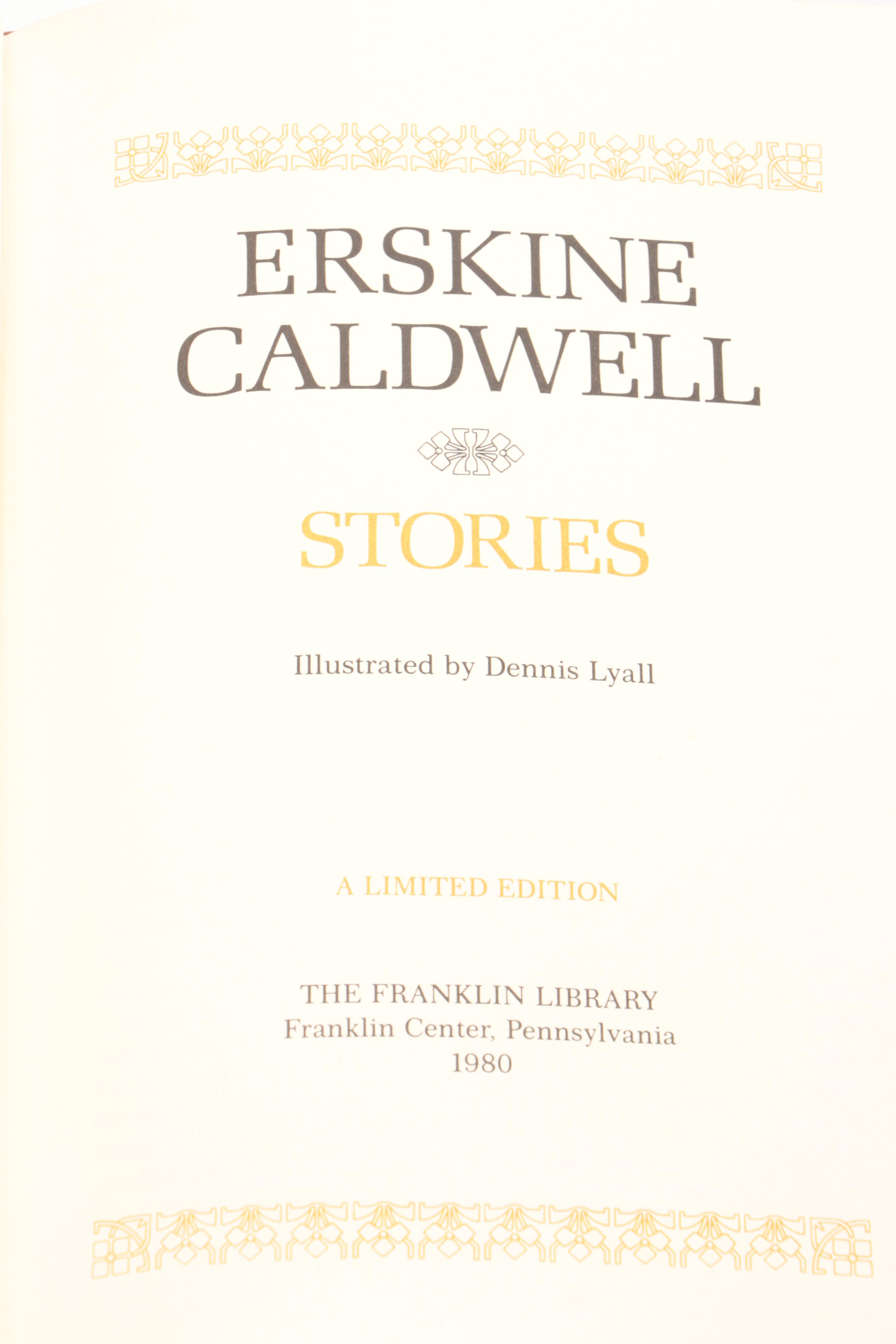 Franklin Library Dashiell Hammett, Dylan Thomas and More Short Story Collections