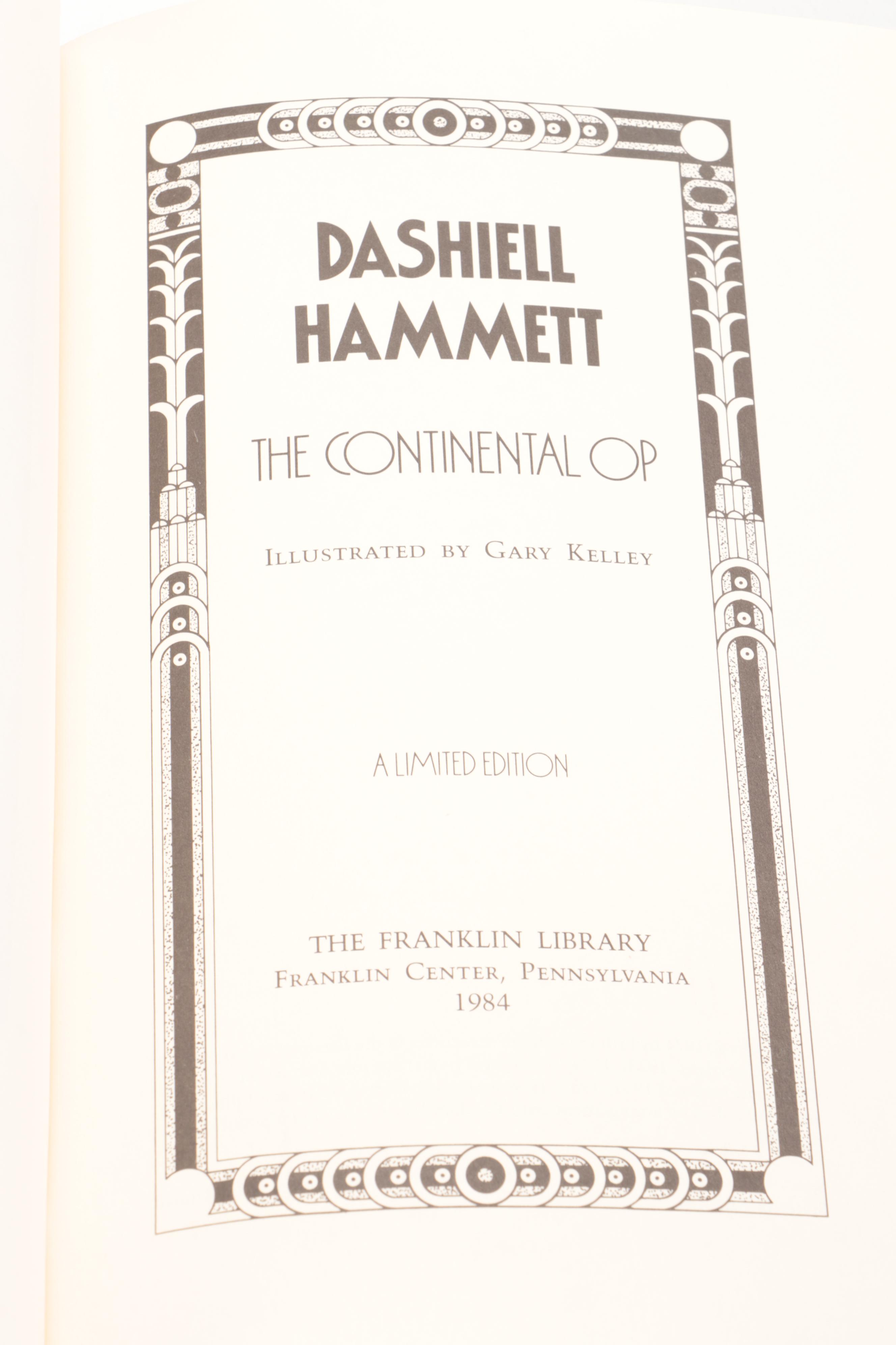 Franklin Library Dashiell Hammett, Dylan Thomas and More Short Story Collections