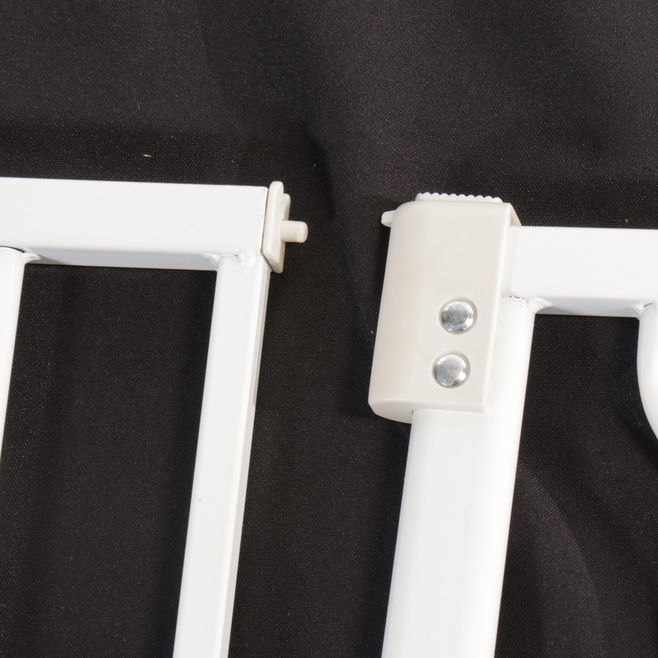 Summer White Metal Pet Gate