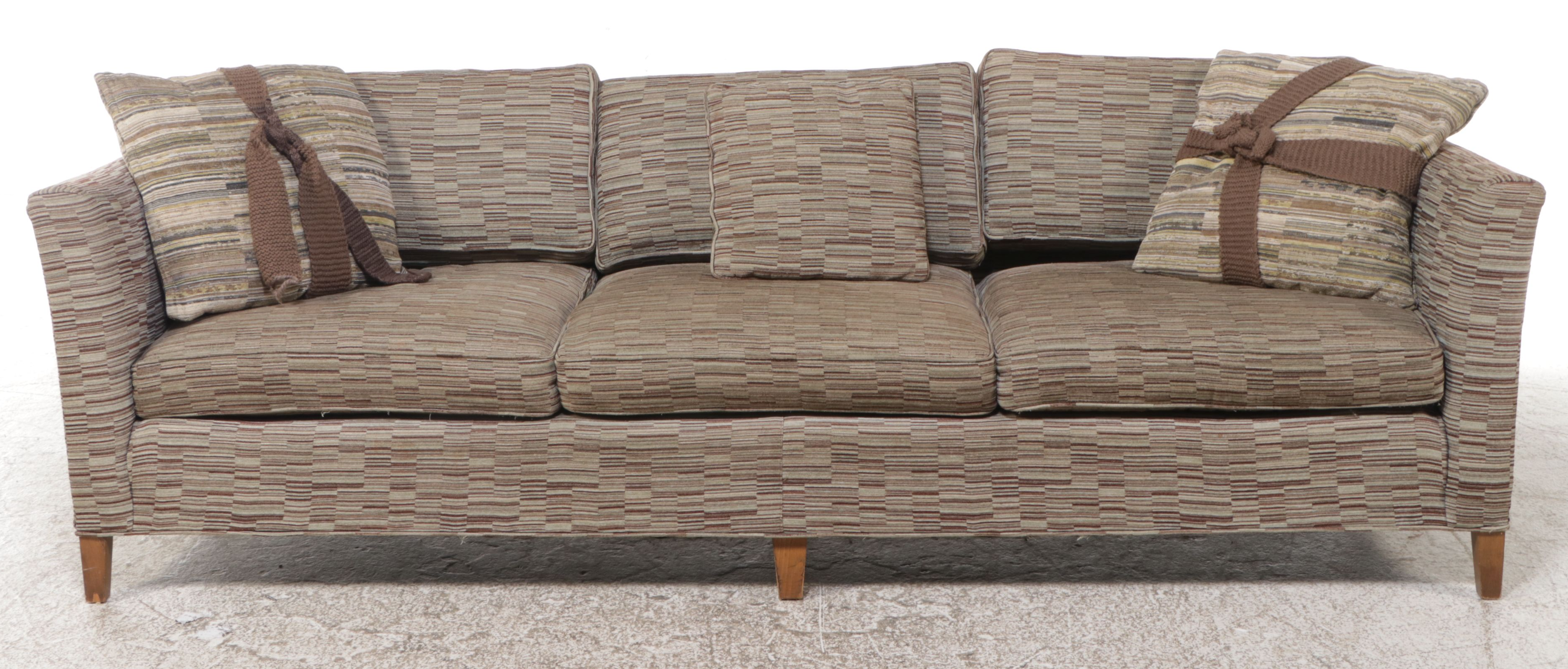 Modernist Upholstered Sofa,Late 20th Century