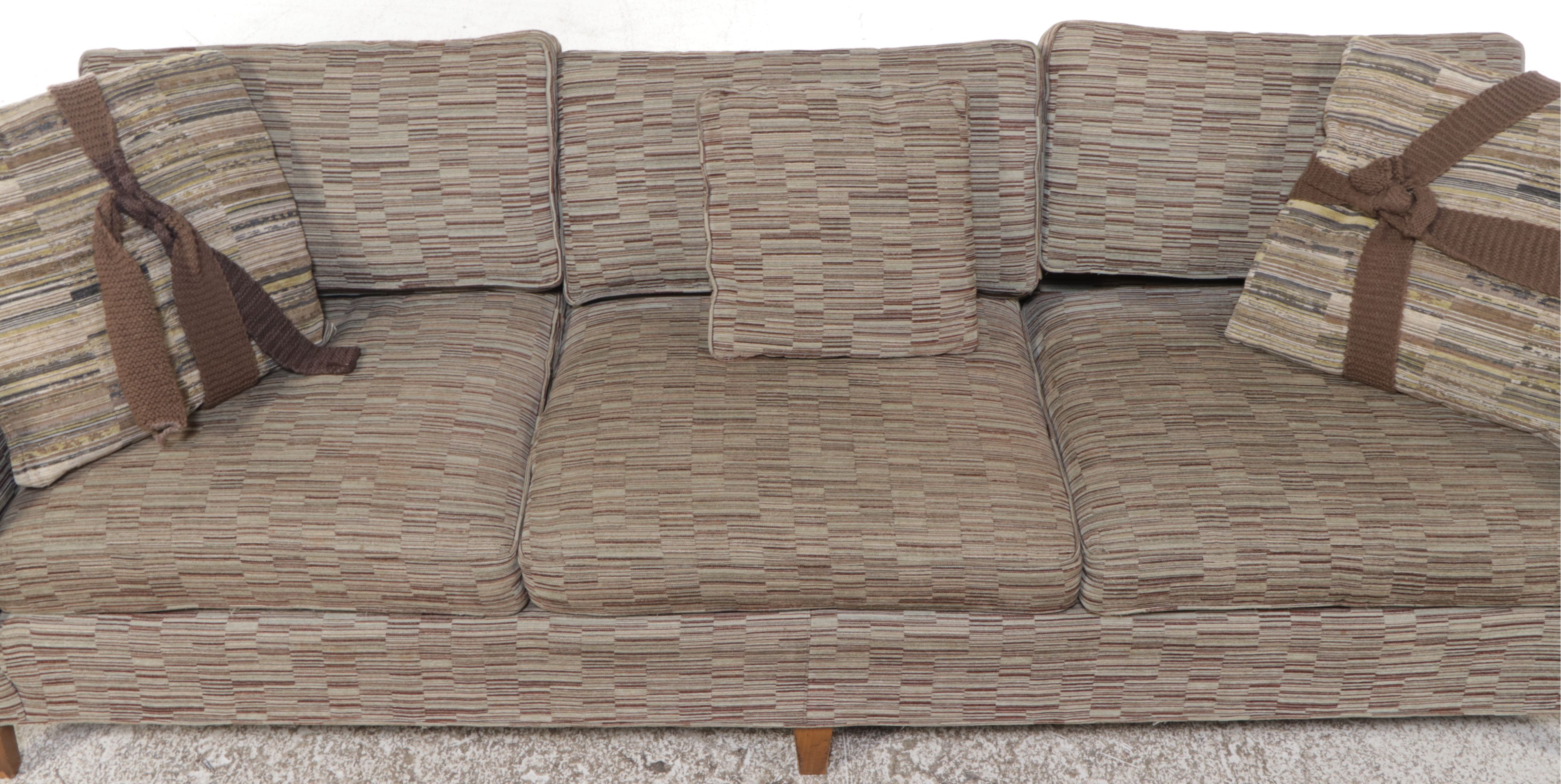 Modernist Upholstered Sofa,Late 20th Century