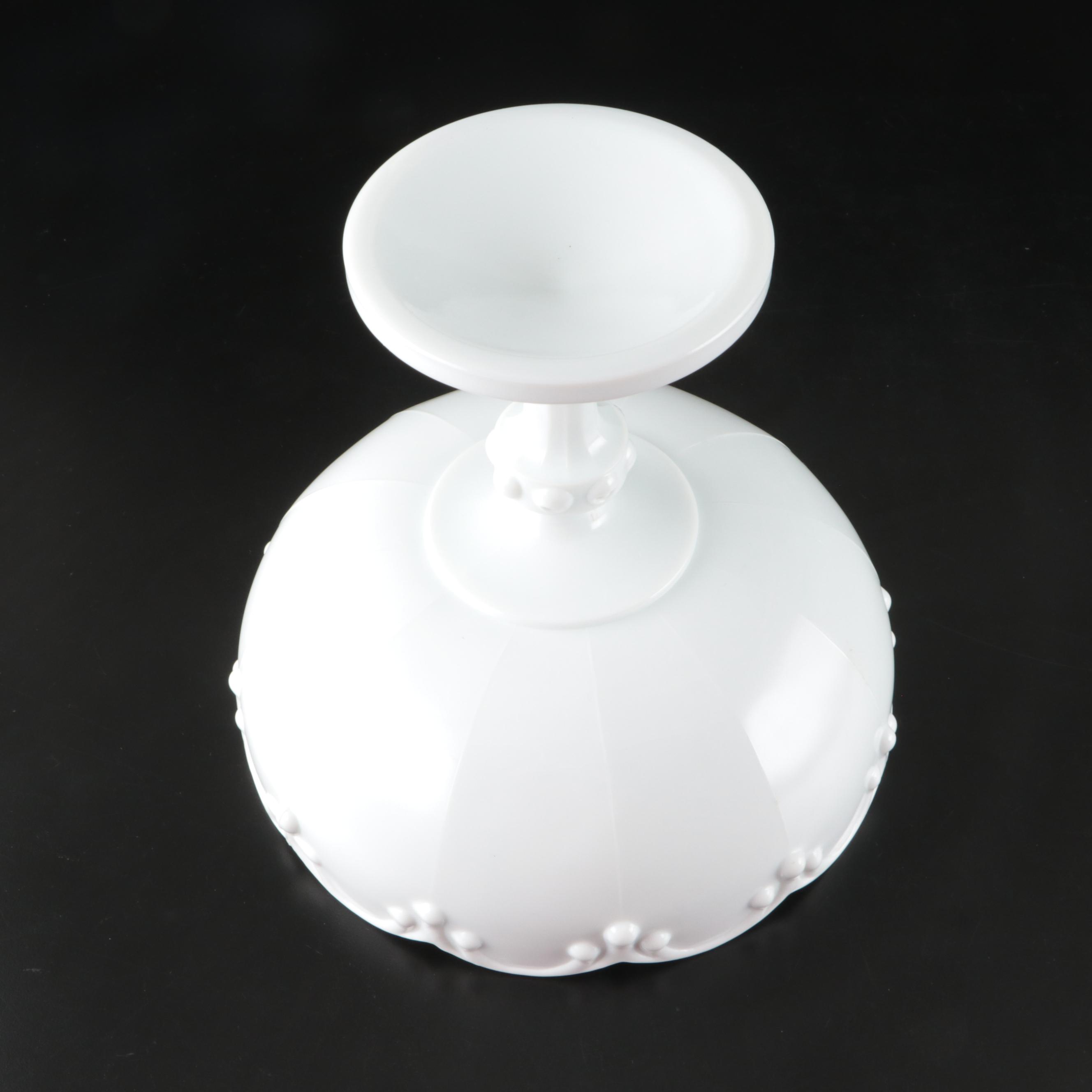 Indiana Milk Glass Compote and Candy Dishes