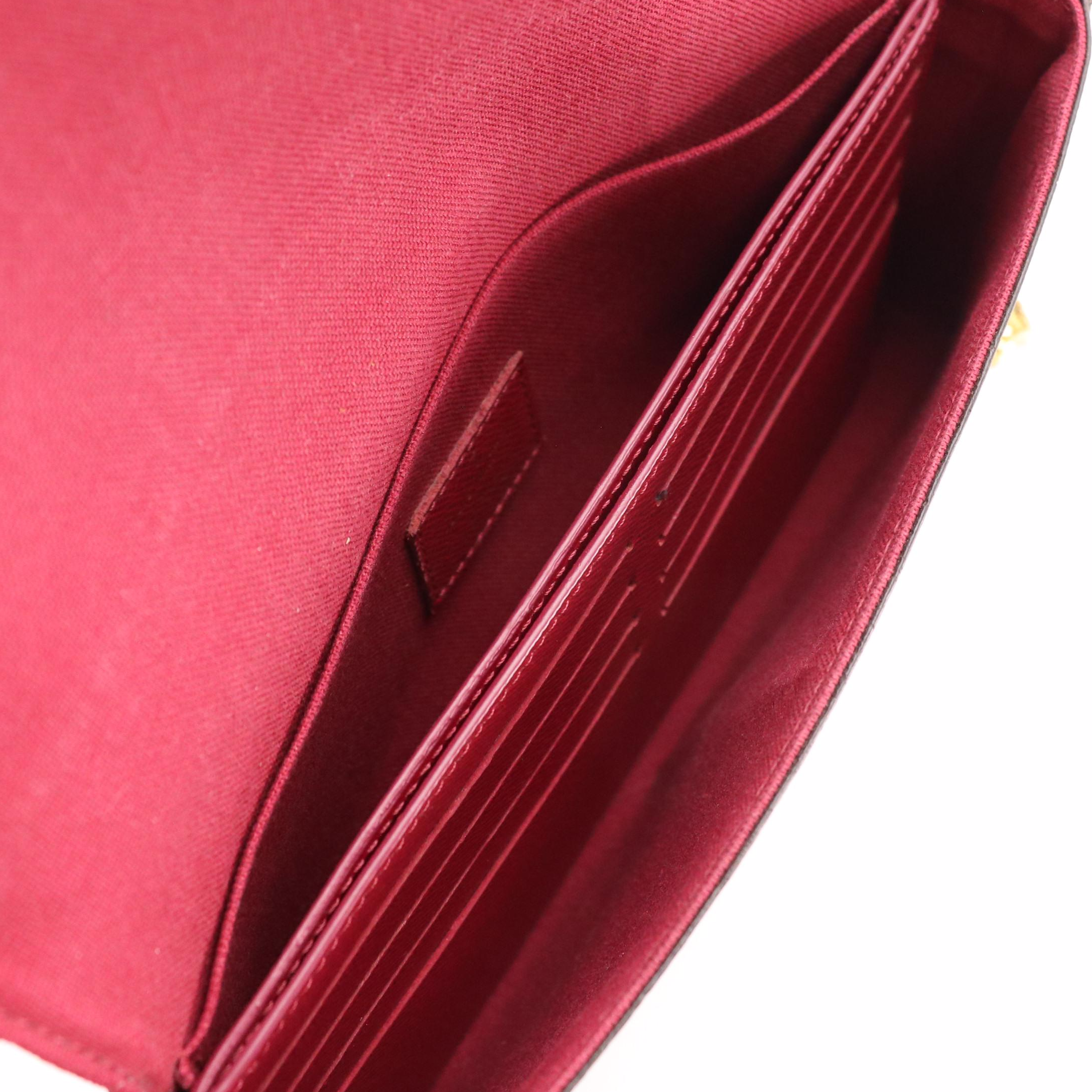 Louis Vuitton Félicie Pochette Chain Linked Crossbody Bag in Monogram Canvas