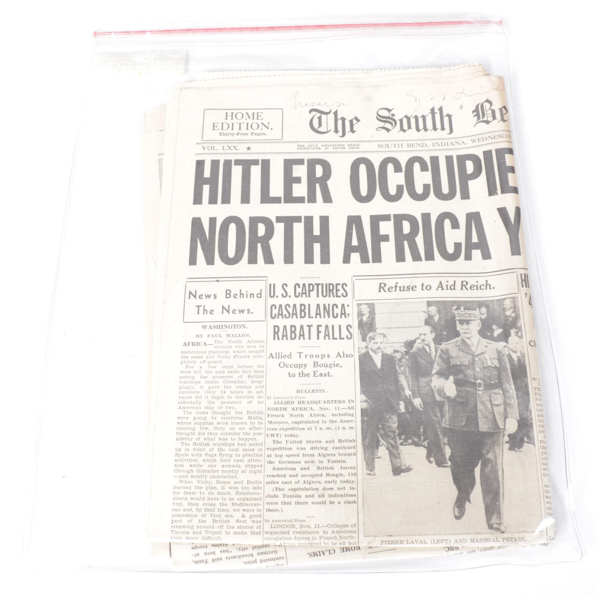 "Chicago Sunday Tribune" World War II Era Newspapers Collection, 1942