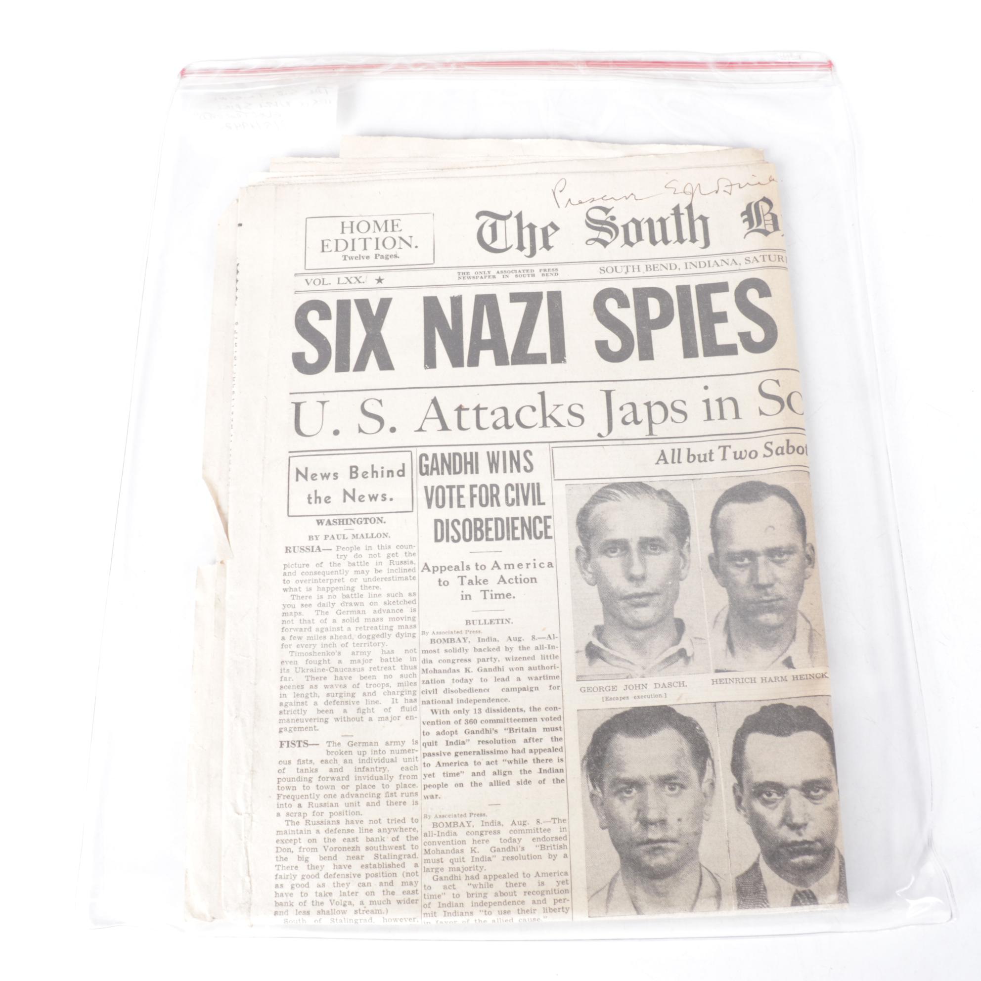 "Chicago Sunday Tribune" World War II Era Newspapers Collection, 1942