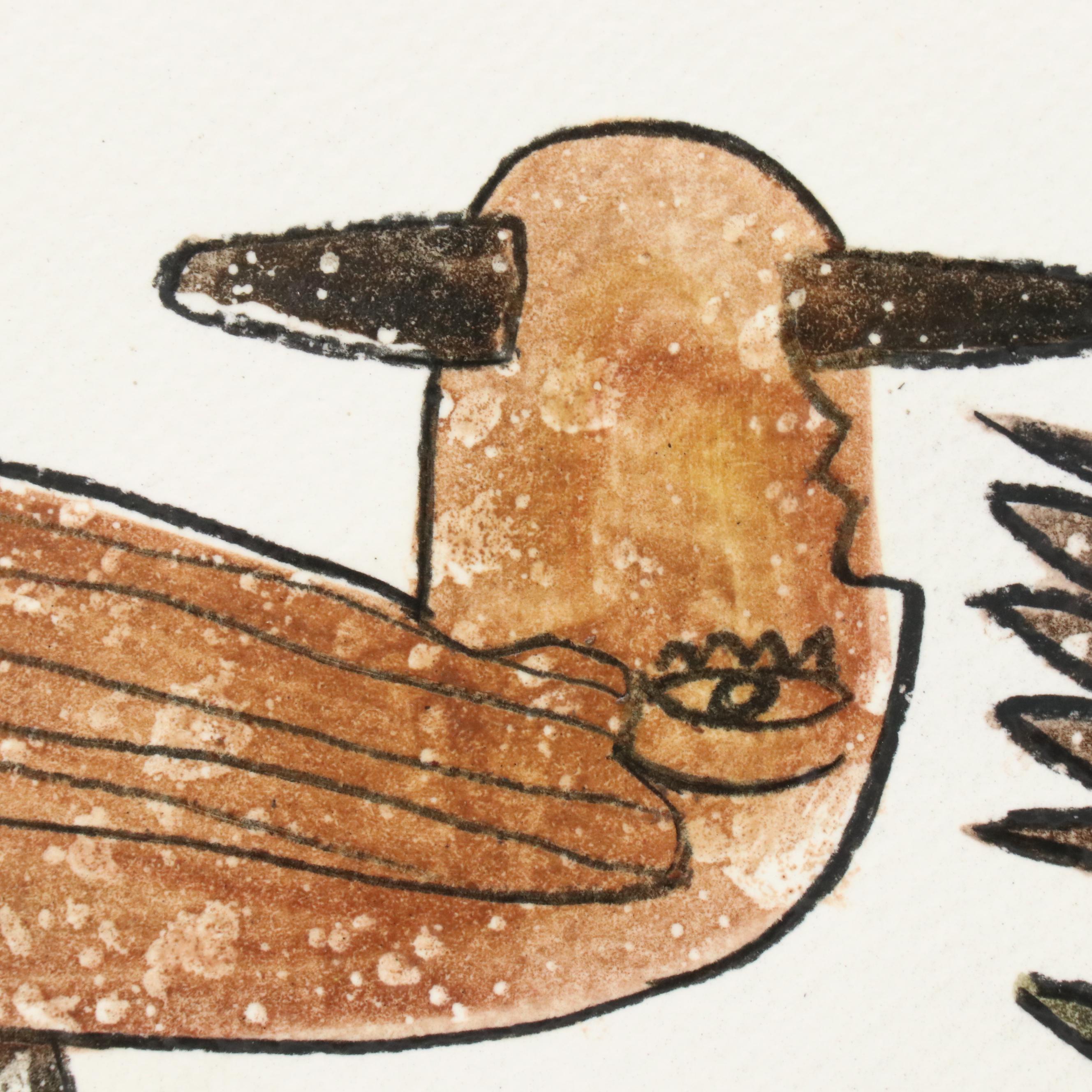 Michel Blázquez Surrealist Mixed Media Painting "Untitled #63," 2025