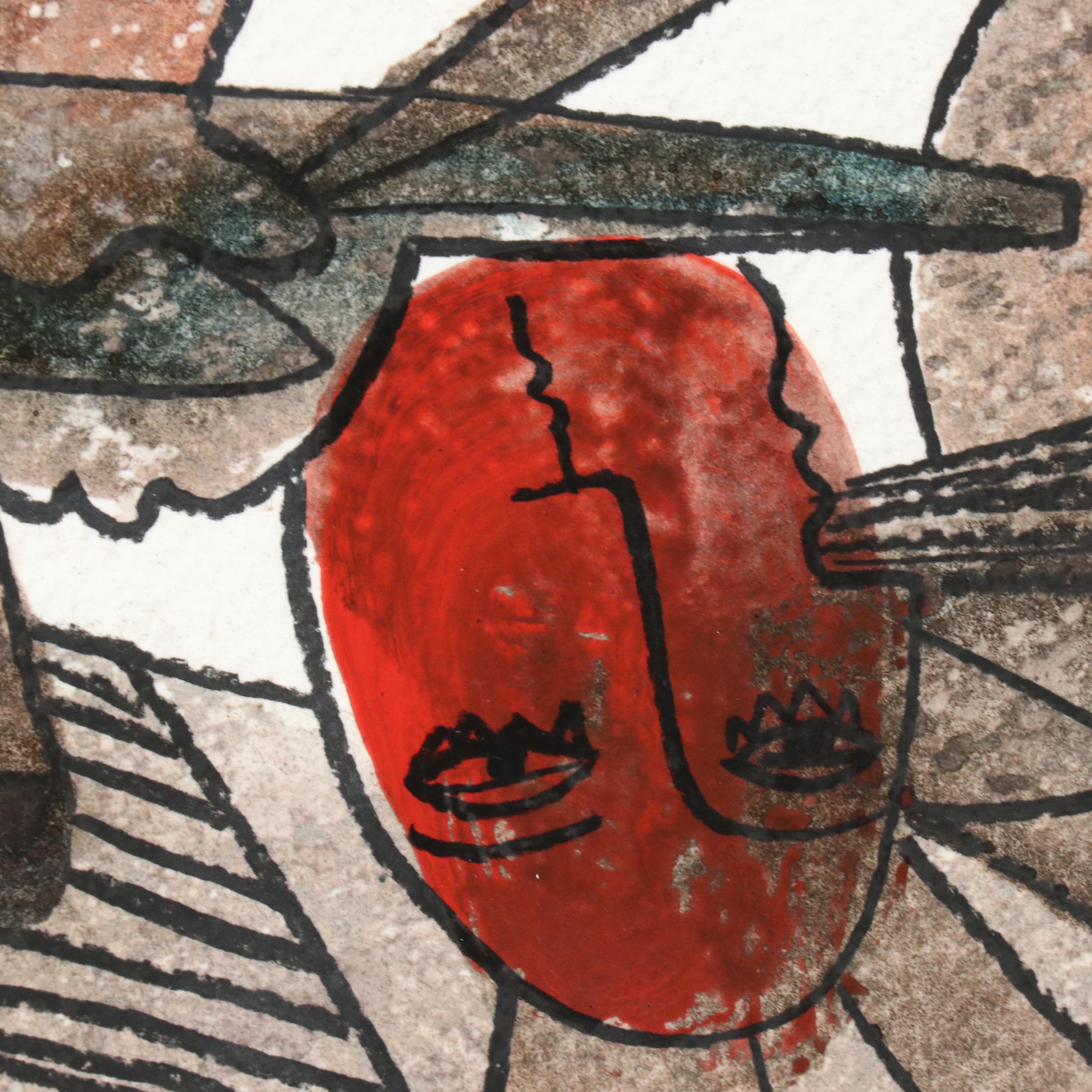 Michel Blázquez Surrealist Mixed Media Painting "Untitled #60," 2025