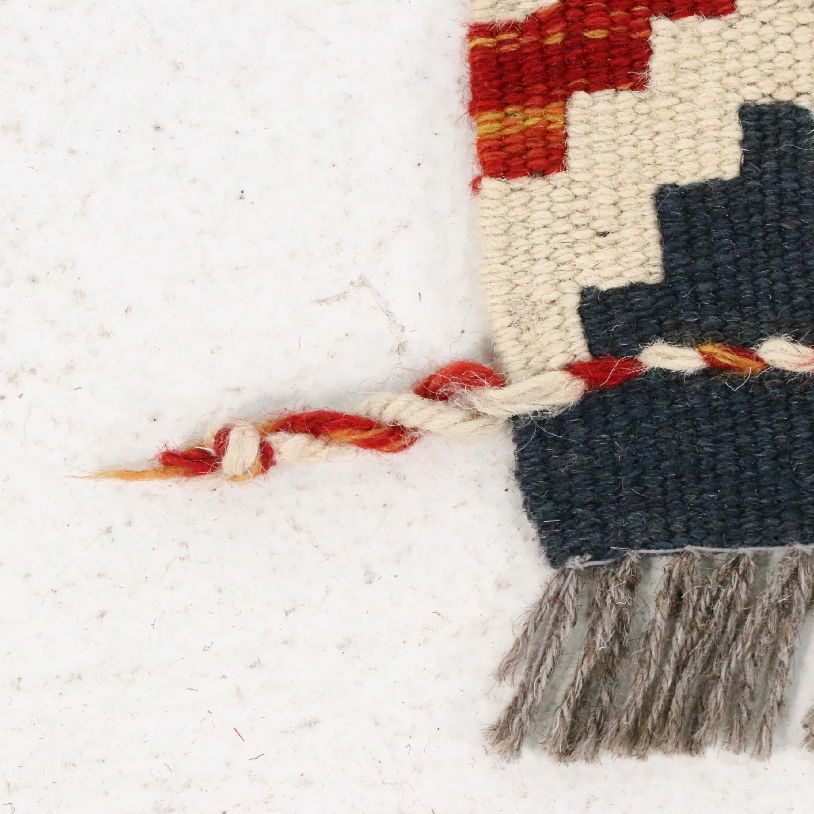 7'2 x 8'2 Handwoven Afghan Kilim Area Rug