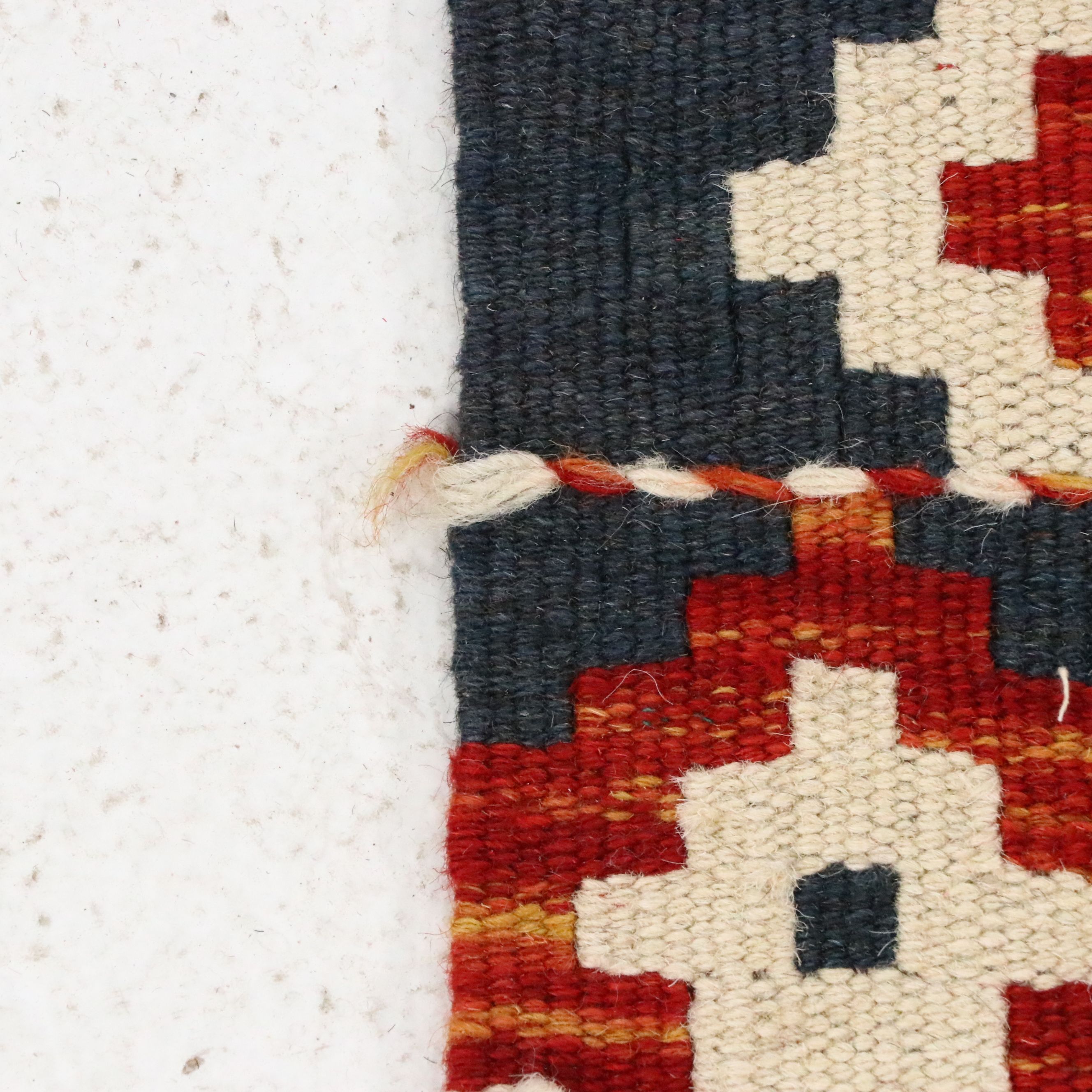 7'2 x 8'2 Handwoven Afghan Kilim Area Rug