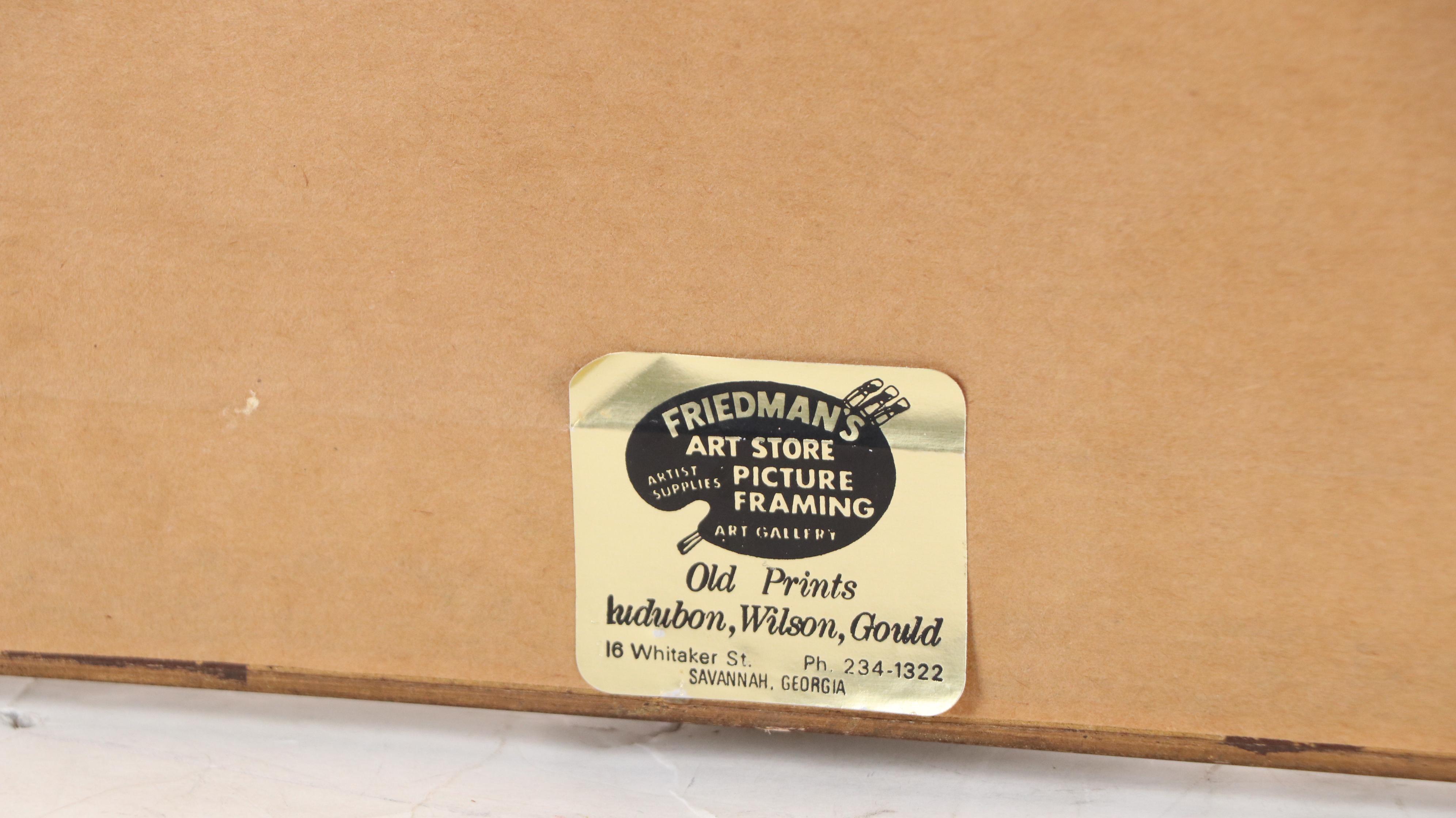 Augusta Oelschig Offset Lithograph "Old City Market, Savannah," 1975