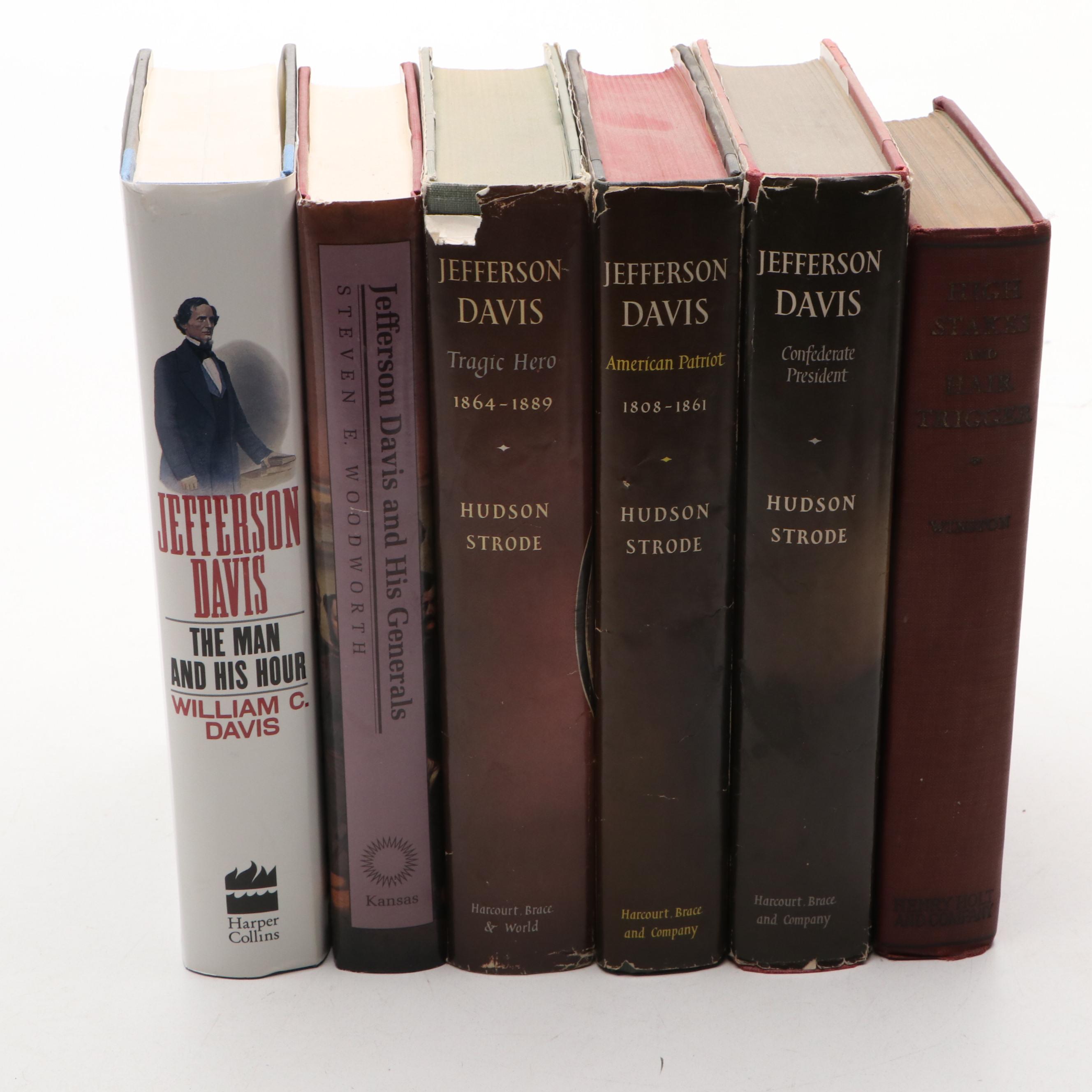 First Edition "Jefferson Davis" by Hudson Strode and More Books