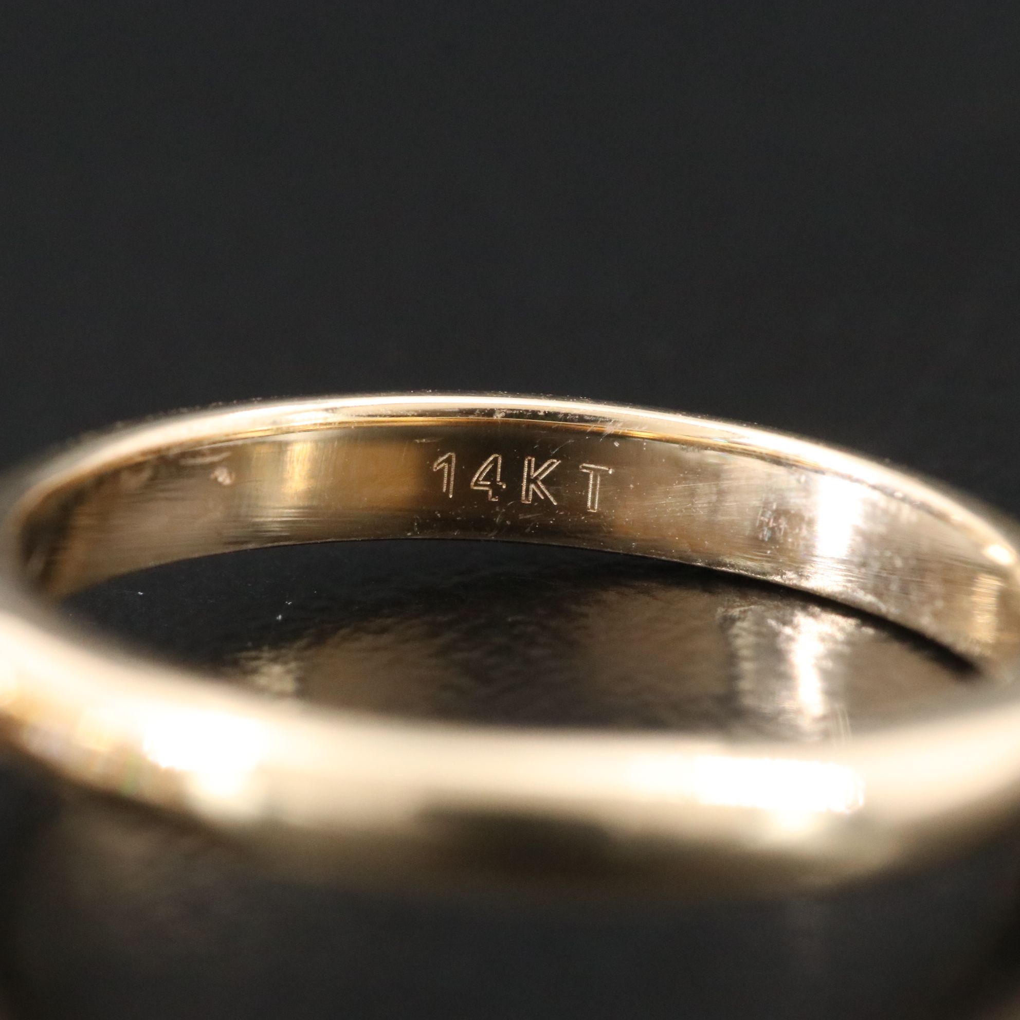 14K 4.10 CT Lab Grown Diamond Solitaire Ring with IGI Report