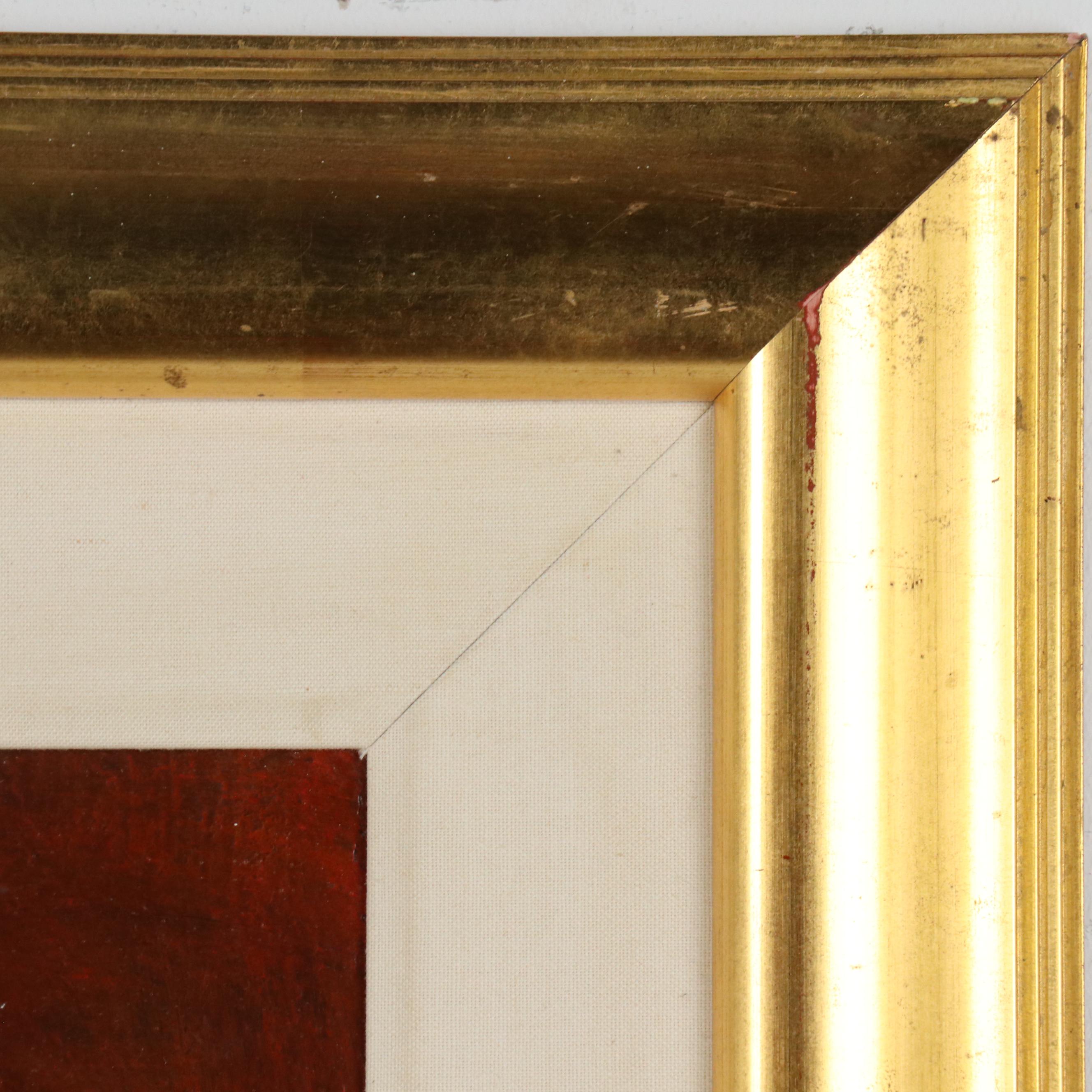 Jean-Claude Gaugy Carved Oil Painting "Deux Soeurs," 2001