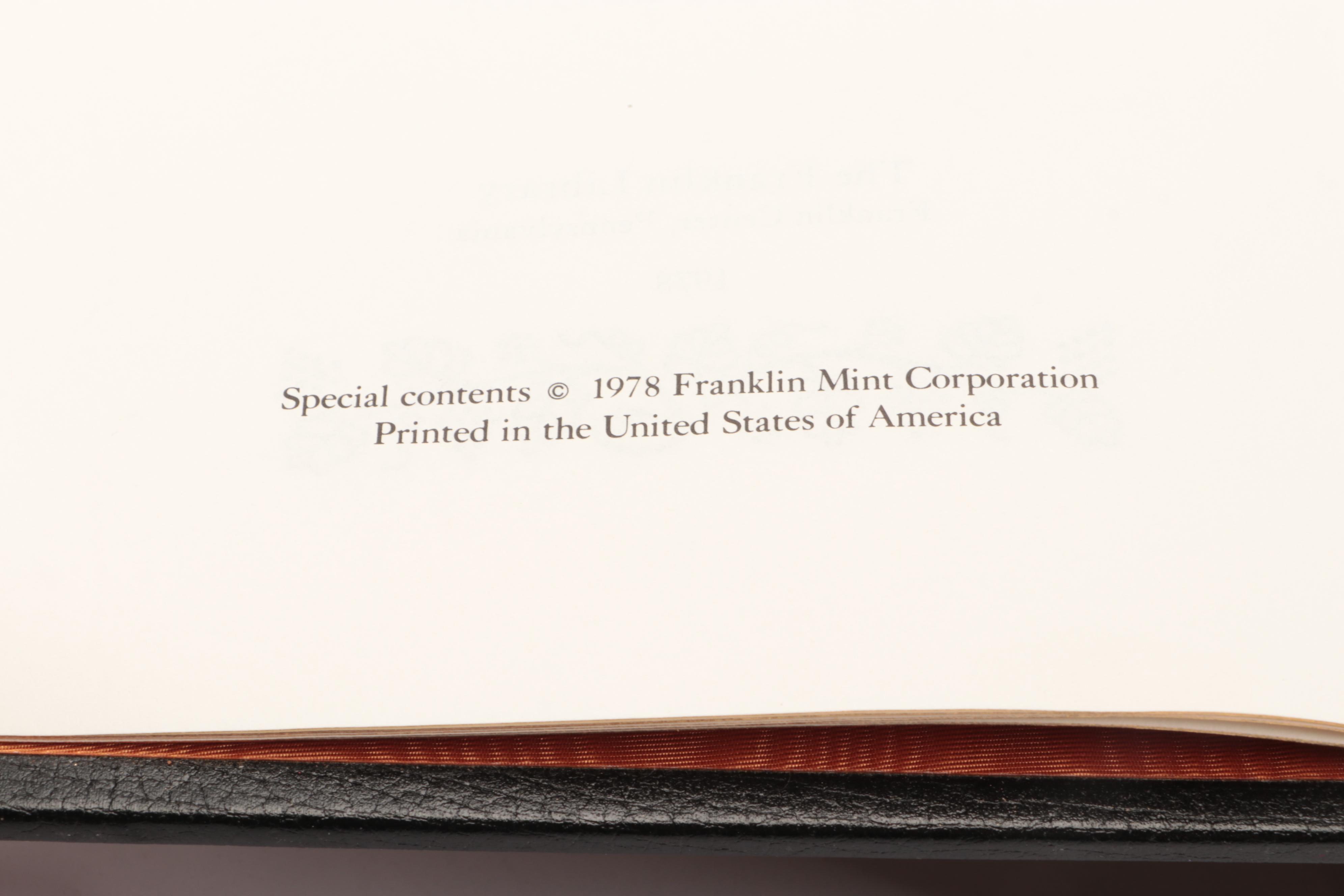 Franklin Library Nathaniel Hawthorne, Henry James, and Washington Irving Books