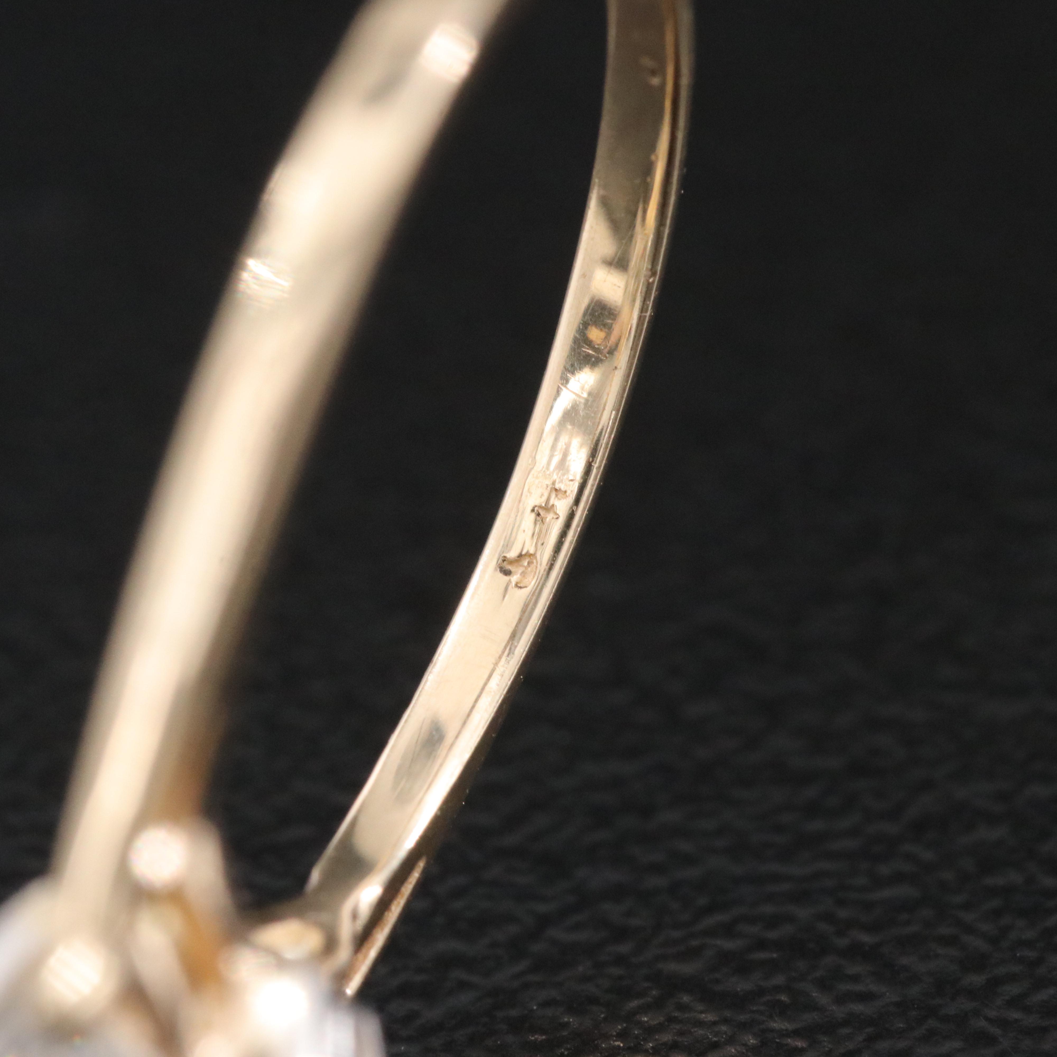 14K 2.55 CTW Diamond Ring with Platinum Accent and GIA eReport