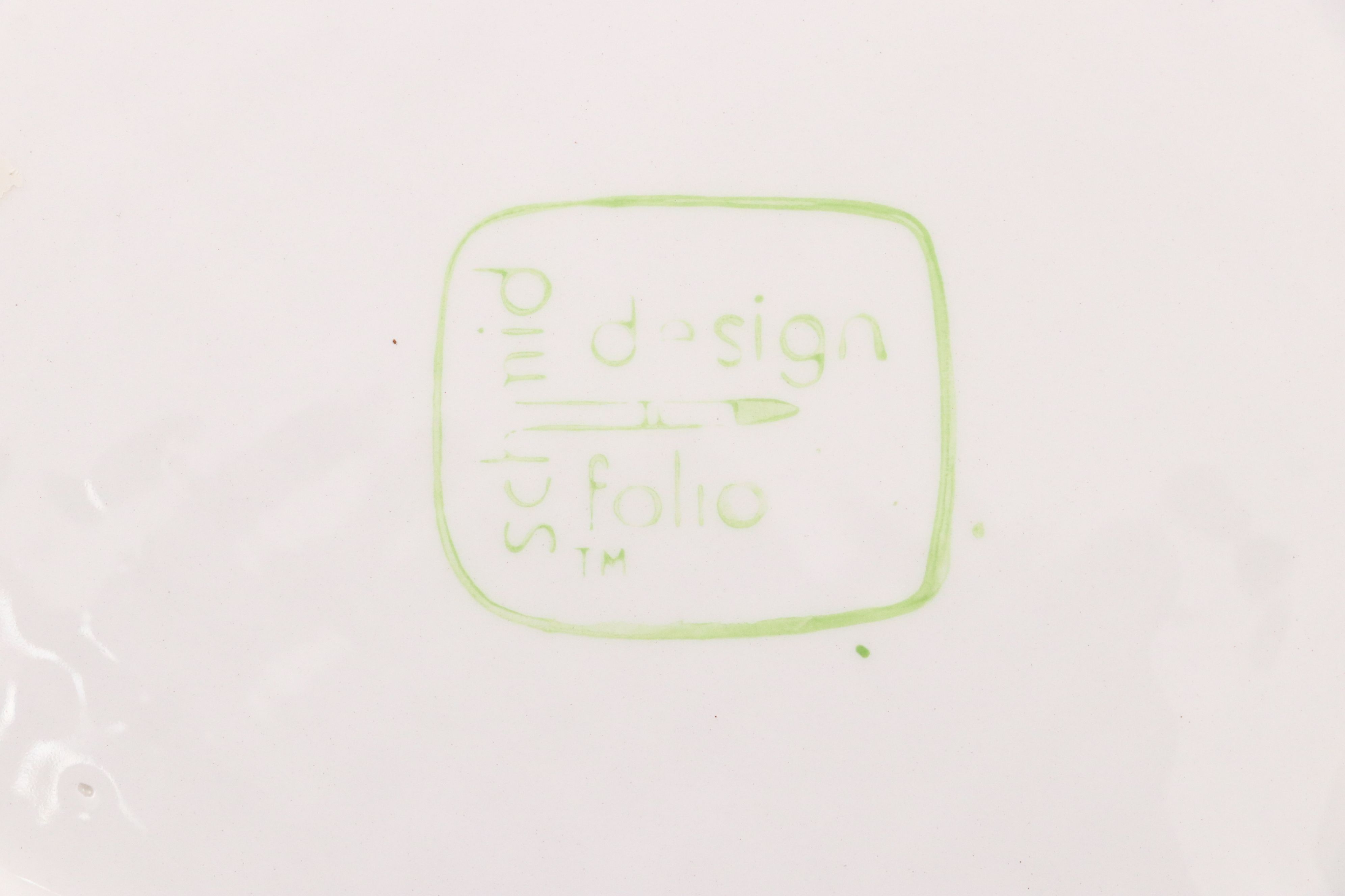 Schmid Design Folio Fish Shaped Platter and Plates, Mid to Late 20th Century