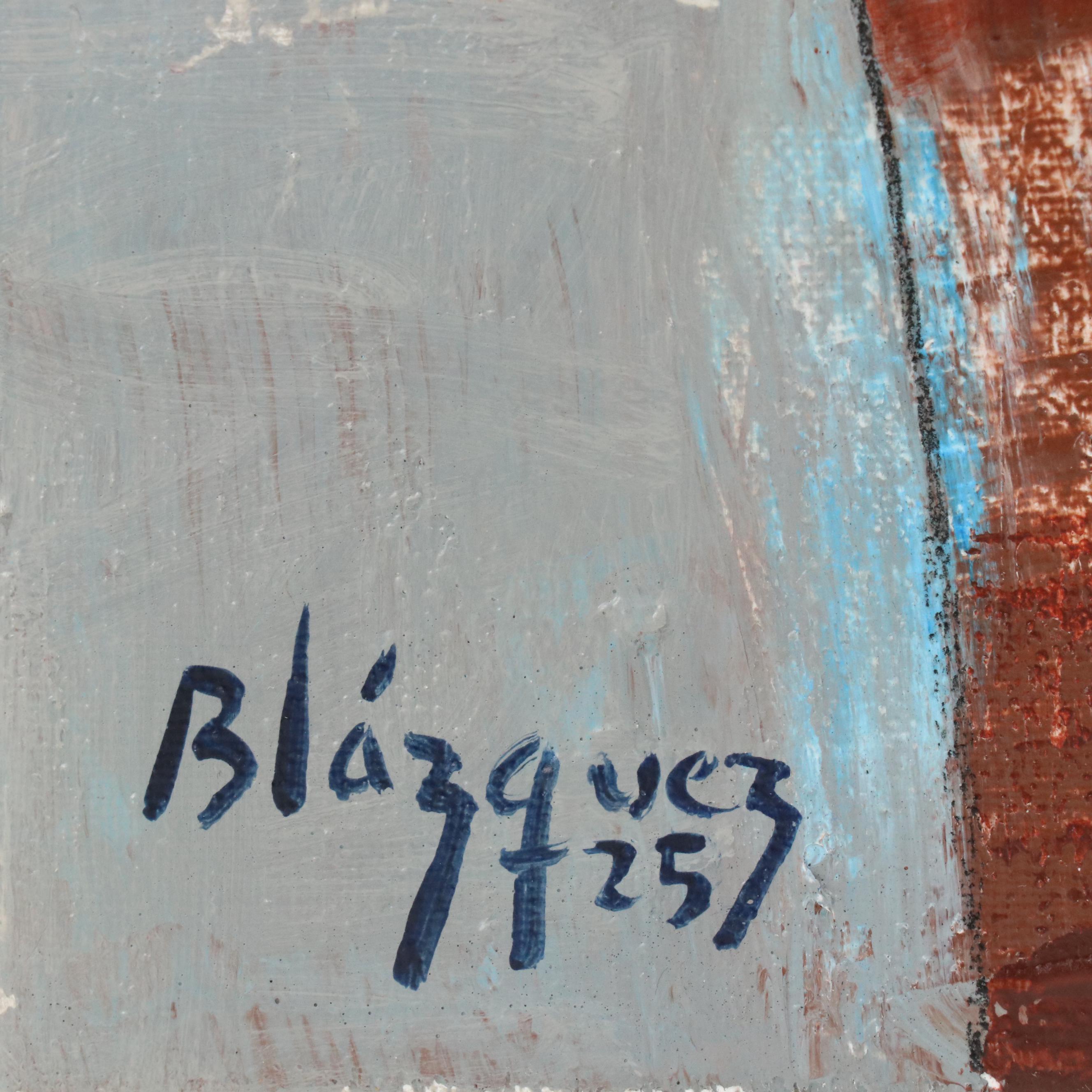 Michel Blázquez Abstract Acrylic Painting "The Melody of the Moment," 2025