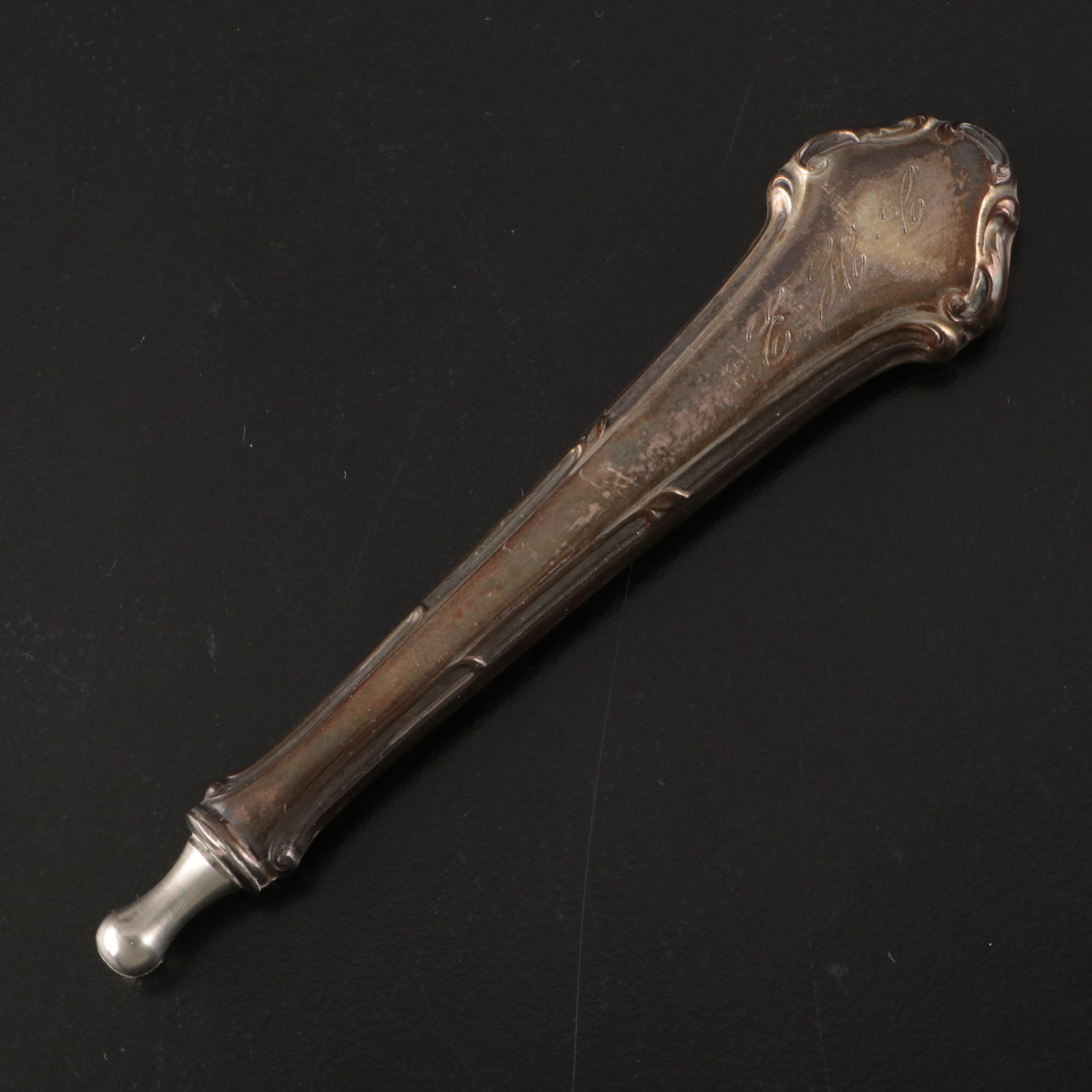 Blackinton Sterling Stamp Dispenser with Powder Jar and More Vanity Items