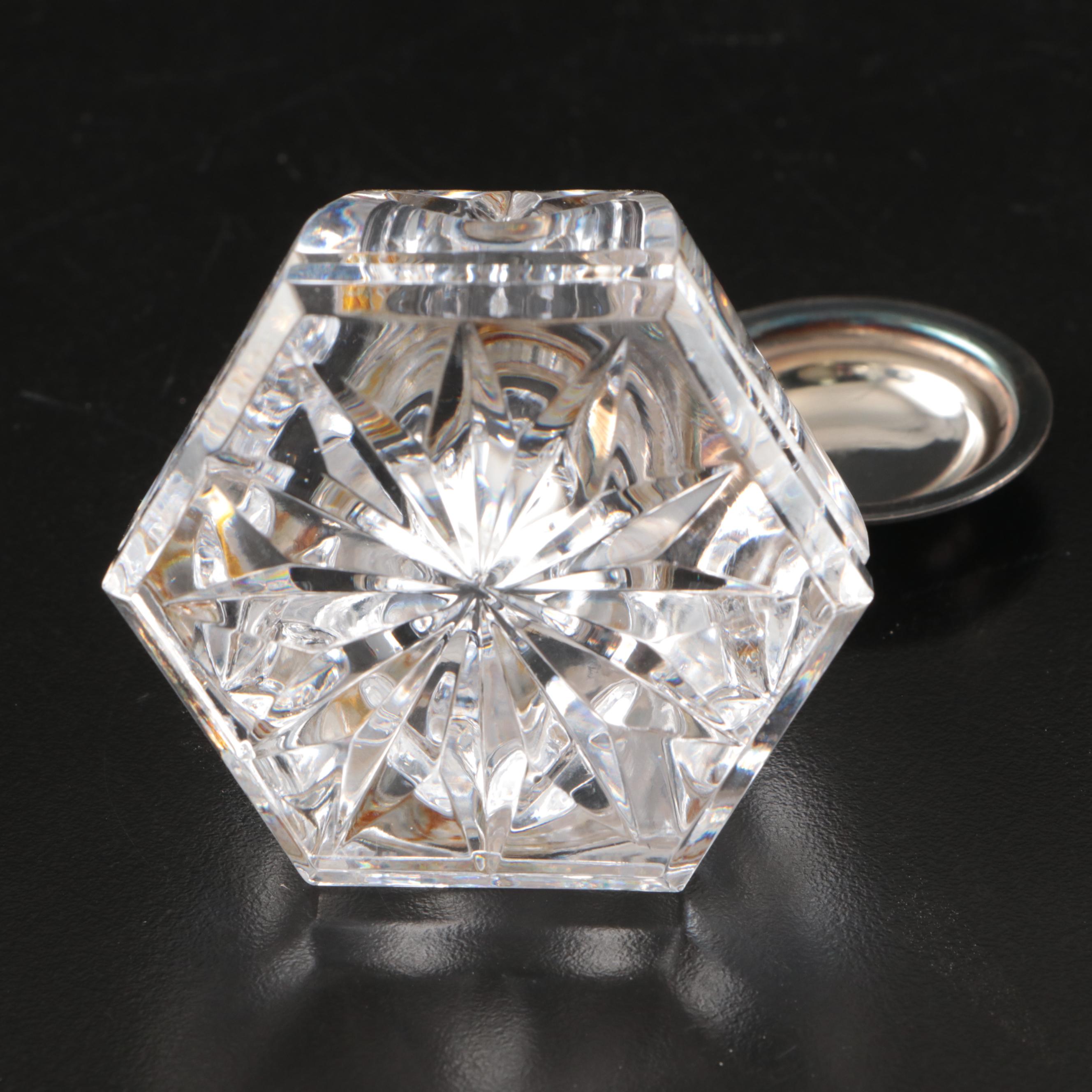 Blackinton Sterling Stamp Dispenser with Powder Jar and More Vanity Items