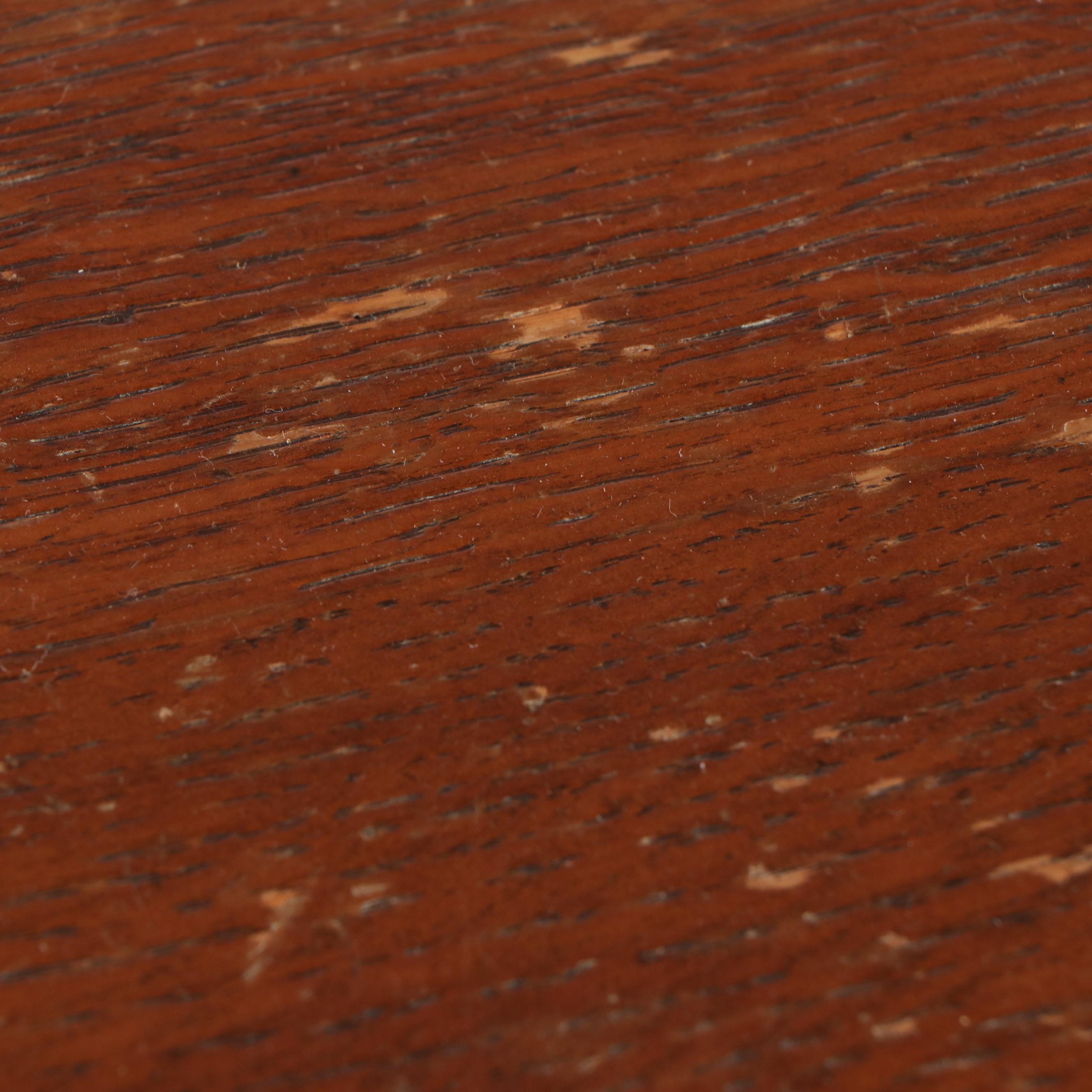 Arts & Crafts Oak Desk with Chair, Early 20th Century