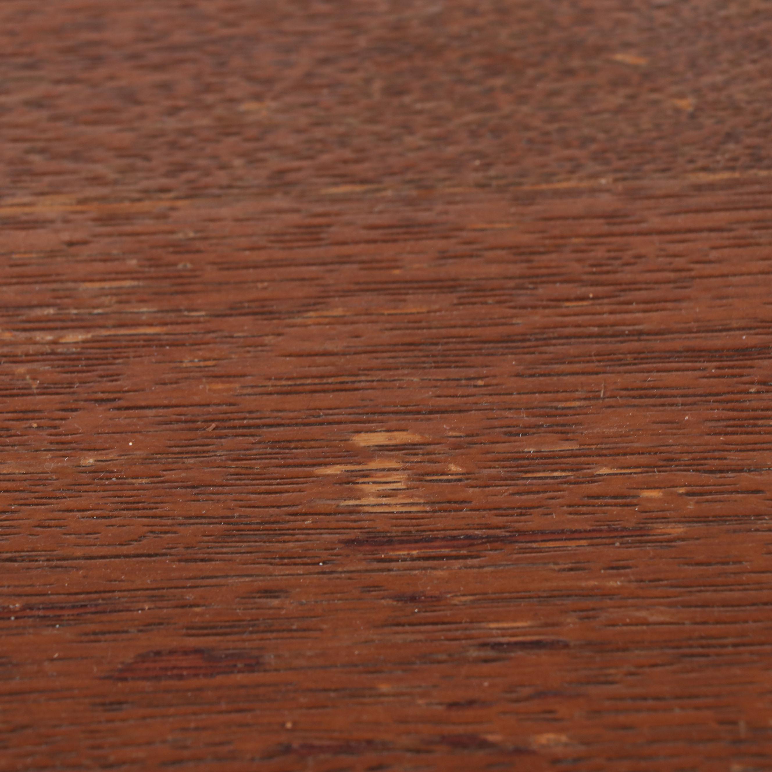 Arts & Crafts Oak Desk with Chair, Early 20th Century