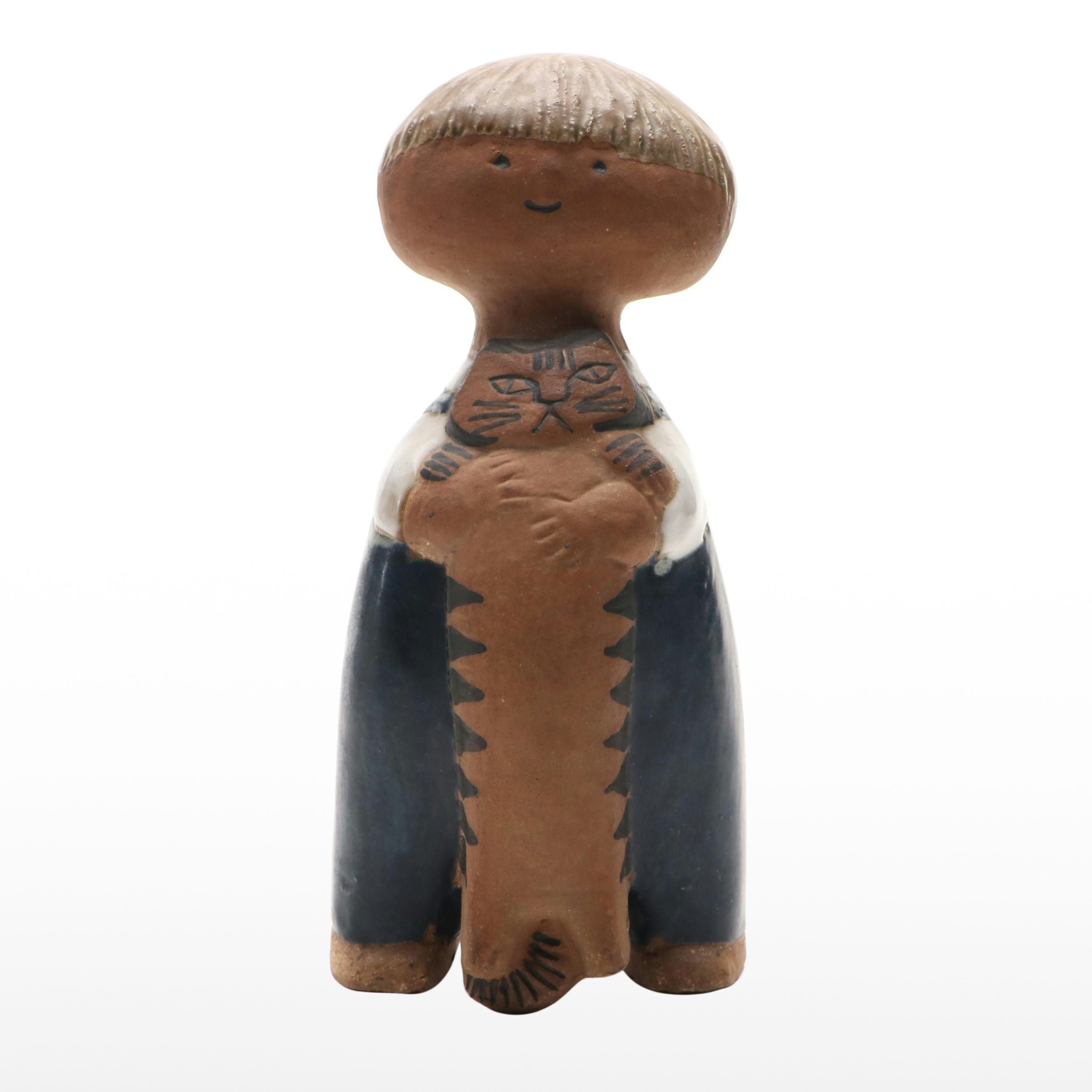 Lisa Larson "Pelle" Art Pottery Figurine, Mid-20th Century