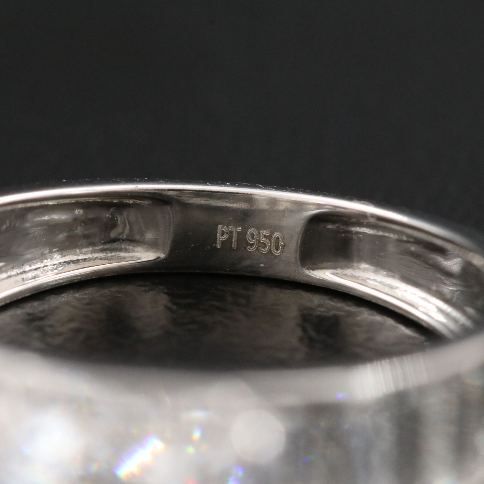 Platinum 4.53 CTW Lab Grown Diamond Ring with IGI Report