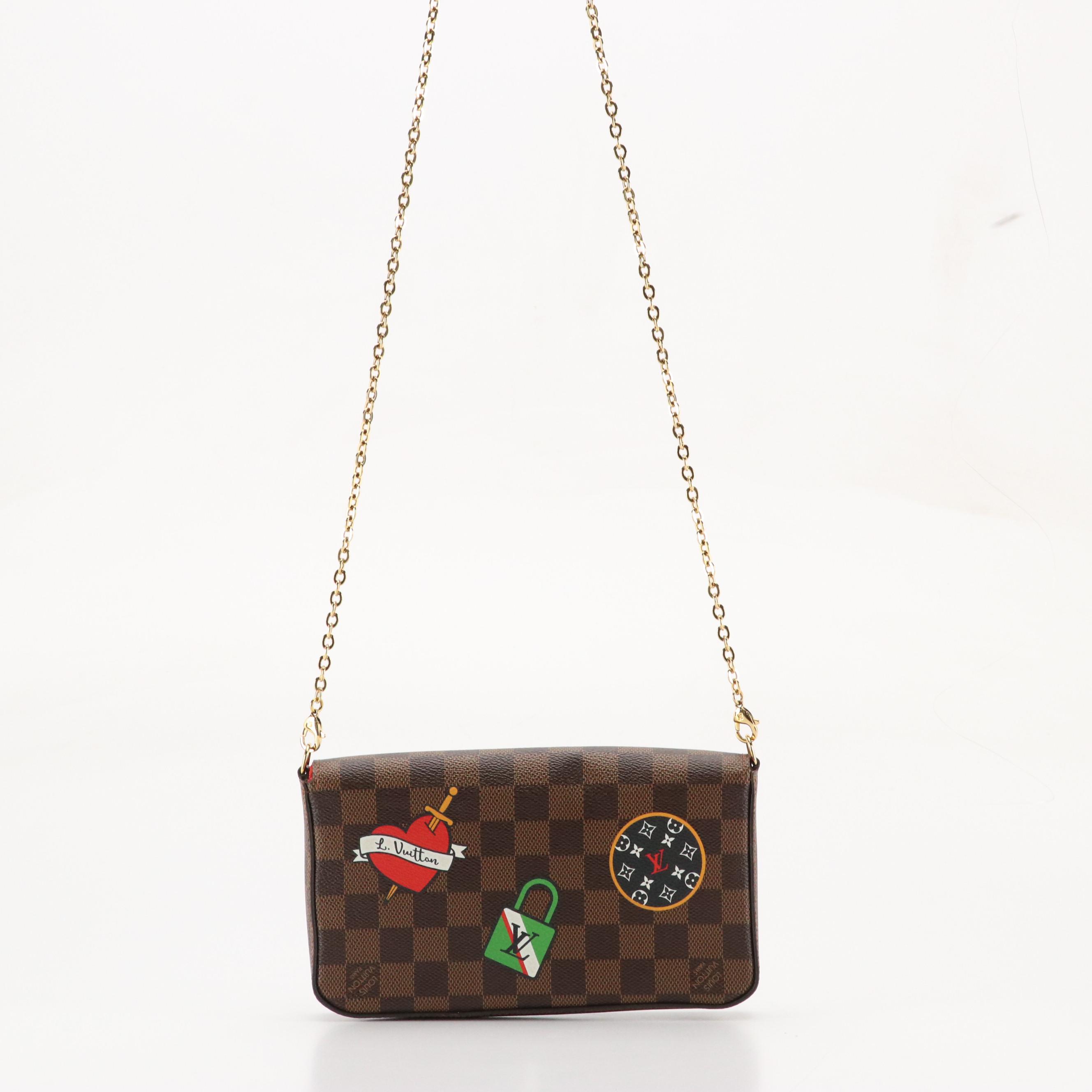 Louis Vuitton Capsule Hiver Patch Félicie Pochette Crossbody in Monogram Canvas